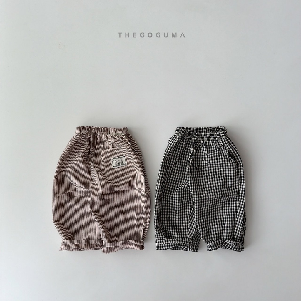 正韓秋the_goguma 兩色日系直筒褲