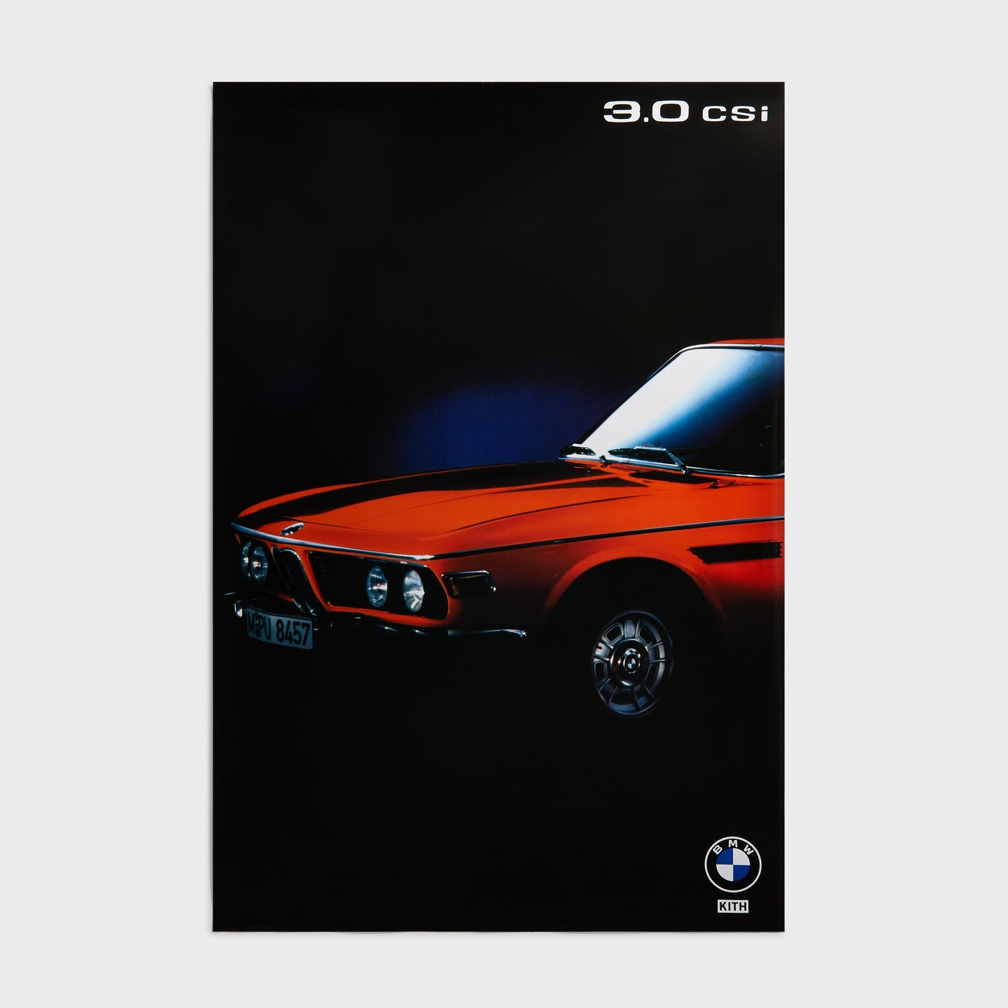 2026AW Kith for BMW CSi 3.0 Poster 海報 現貨 khla150120
