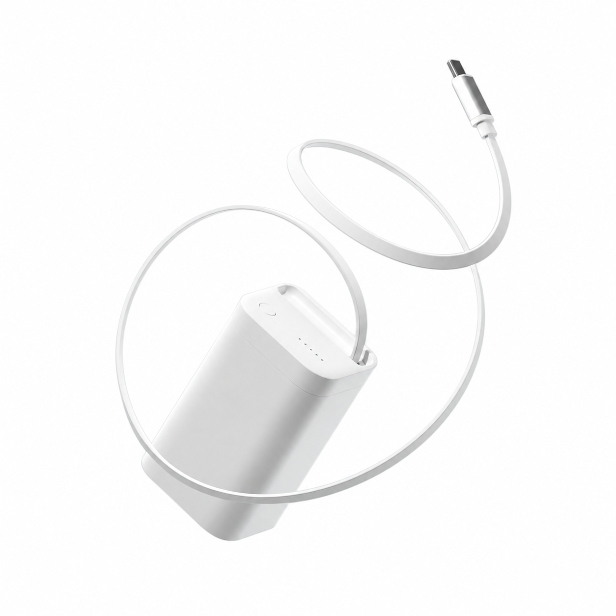 【 Unipapa 】收線行動電源 S1（白色）10000mAh