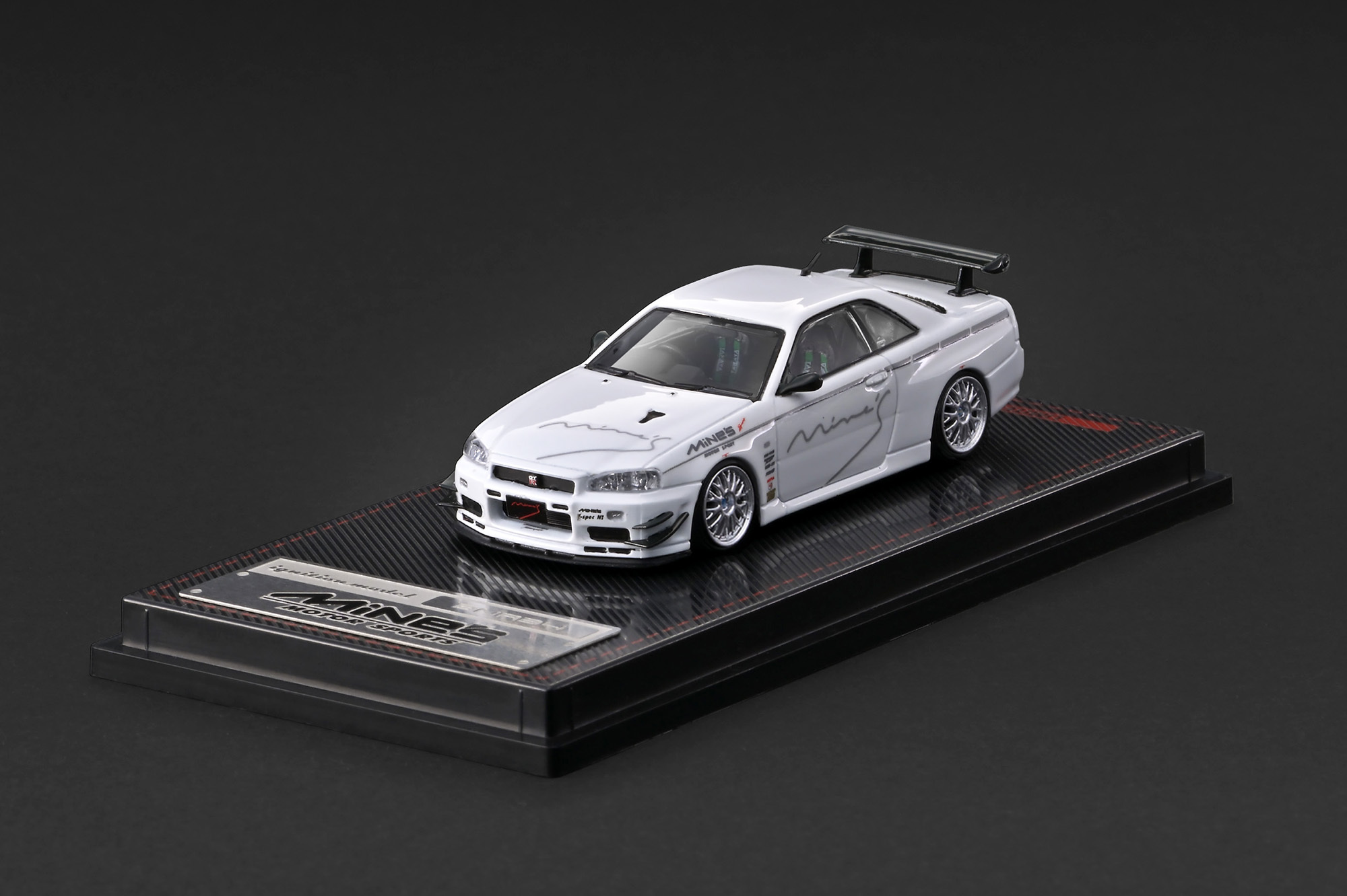 預訂 :1/64 IG Nissan Skyline GT-R Mine"s (R34) White (IG4092)