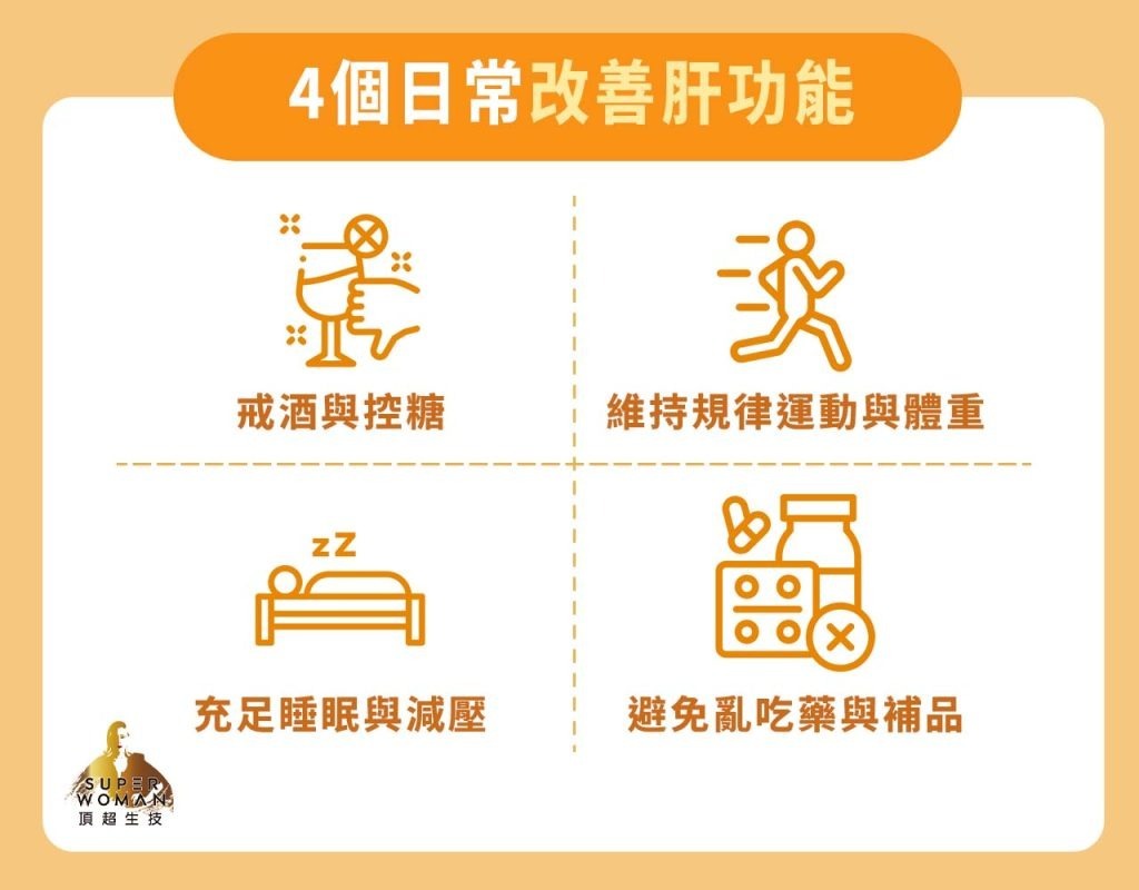 4個日常改善肝功能