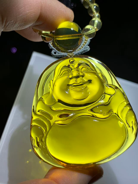 0911XY138-XYDAY-AMBER-金藍珀佛公 (B138)