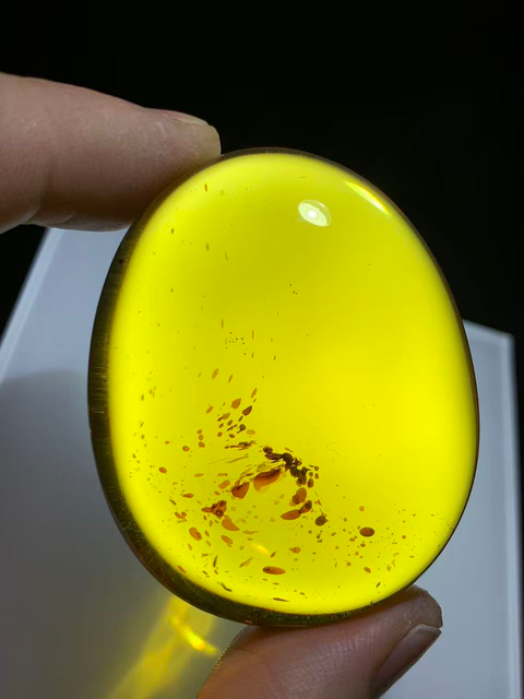 0911XY137-XYDAY-AMBER-天然花珀吊墜 (B137)