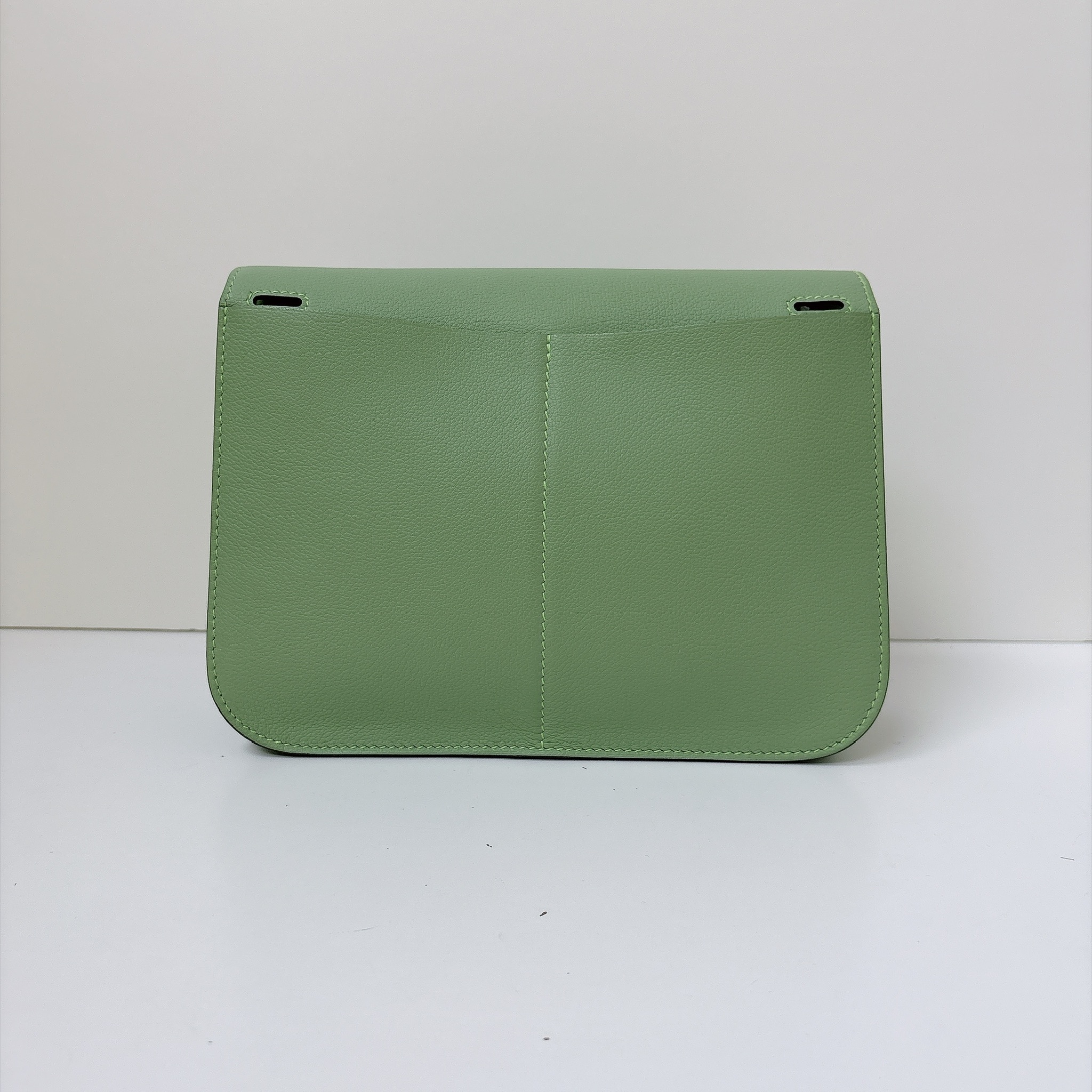 Hermès Halzan 25 - Vert Criquet / SHW
