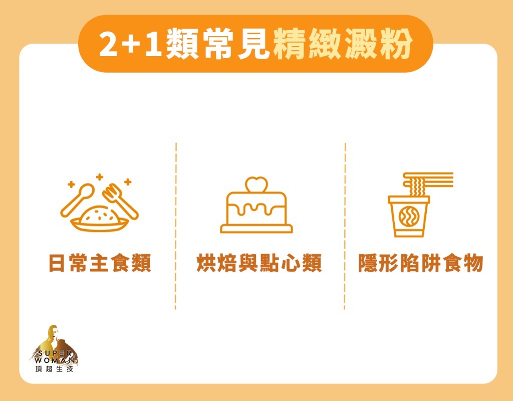 常見精緻澱粉