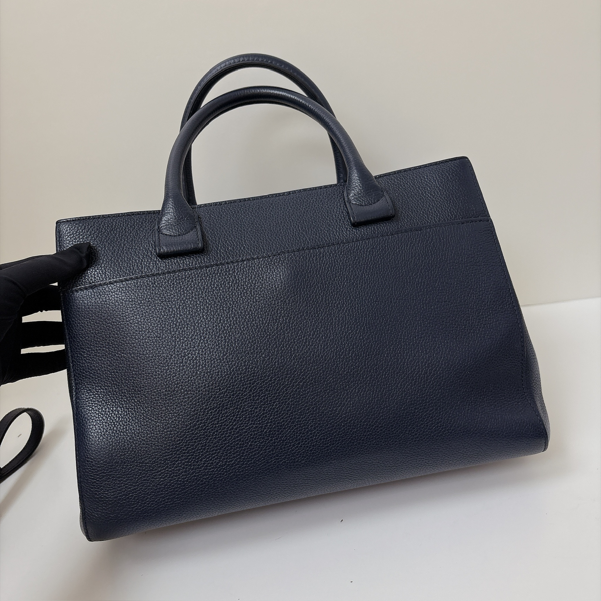 Chanel Neo Executive Tote - Dark Blue / SHW