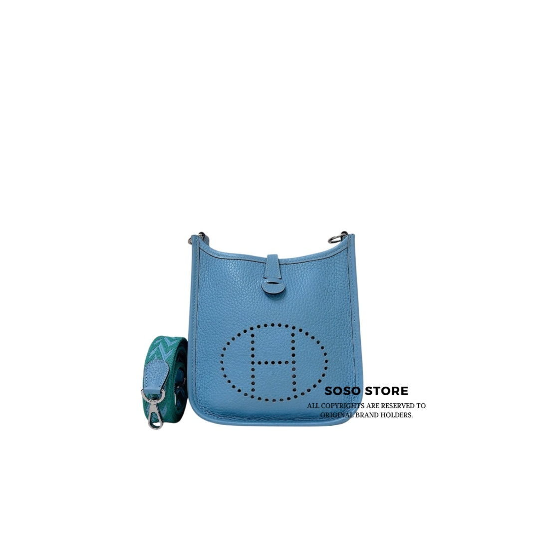 Hermès Evelyne 16 - New Bleu Jean / SHW