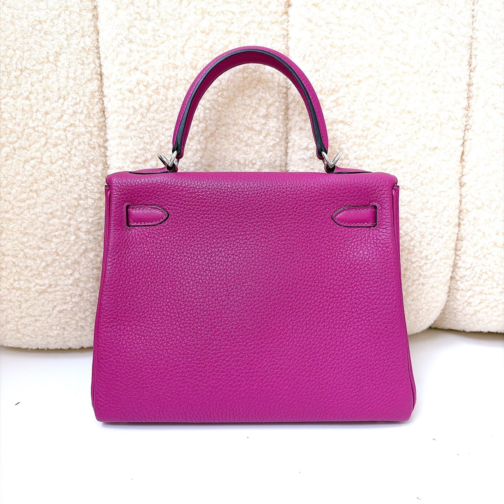 Hermès Kelly 25 - Rose Pourpre / SHW