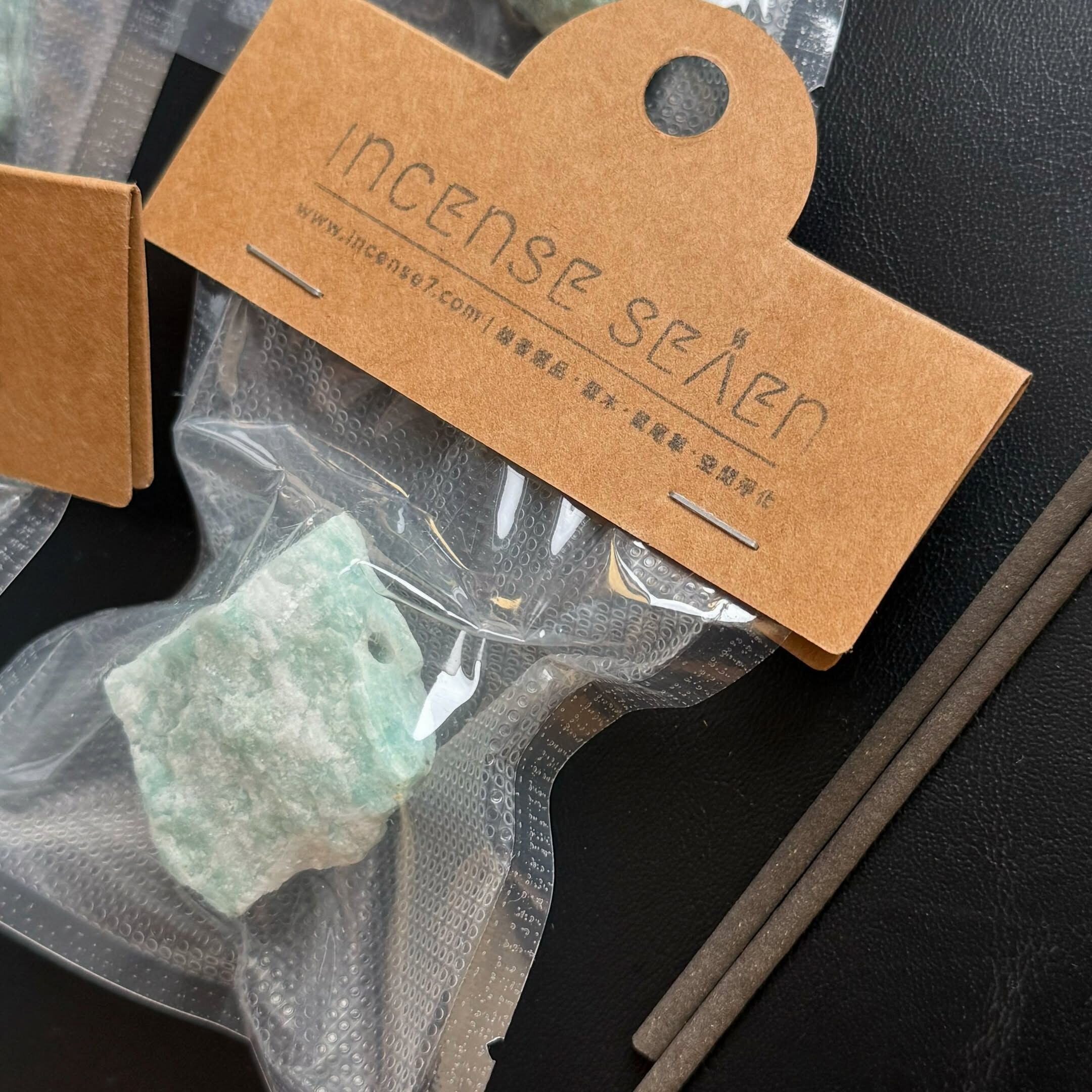 [原石] 天河石 原礦 線香座