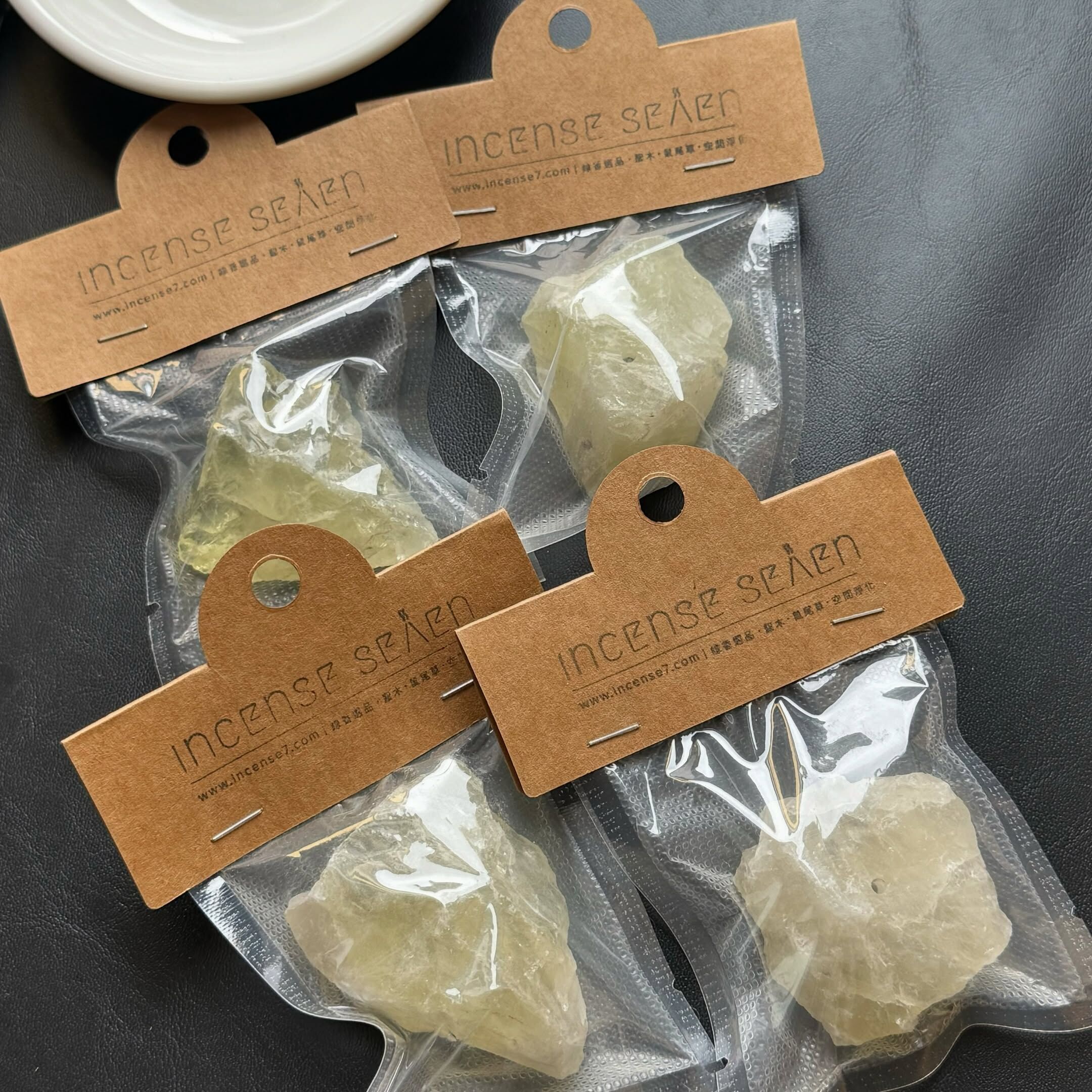 [原石] 檸檬黃水晶 原礦 線香座