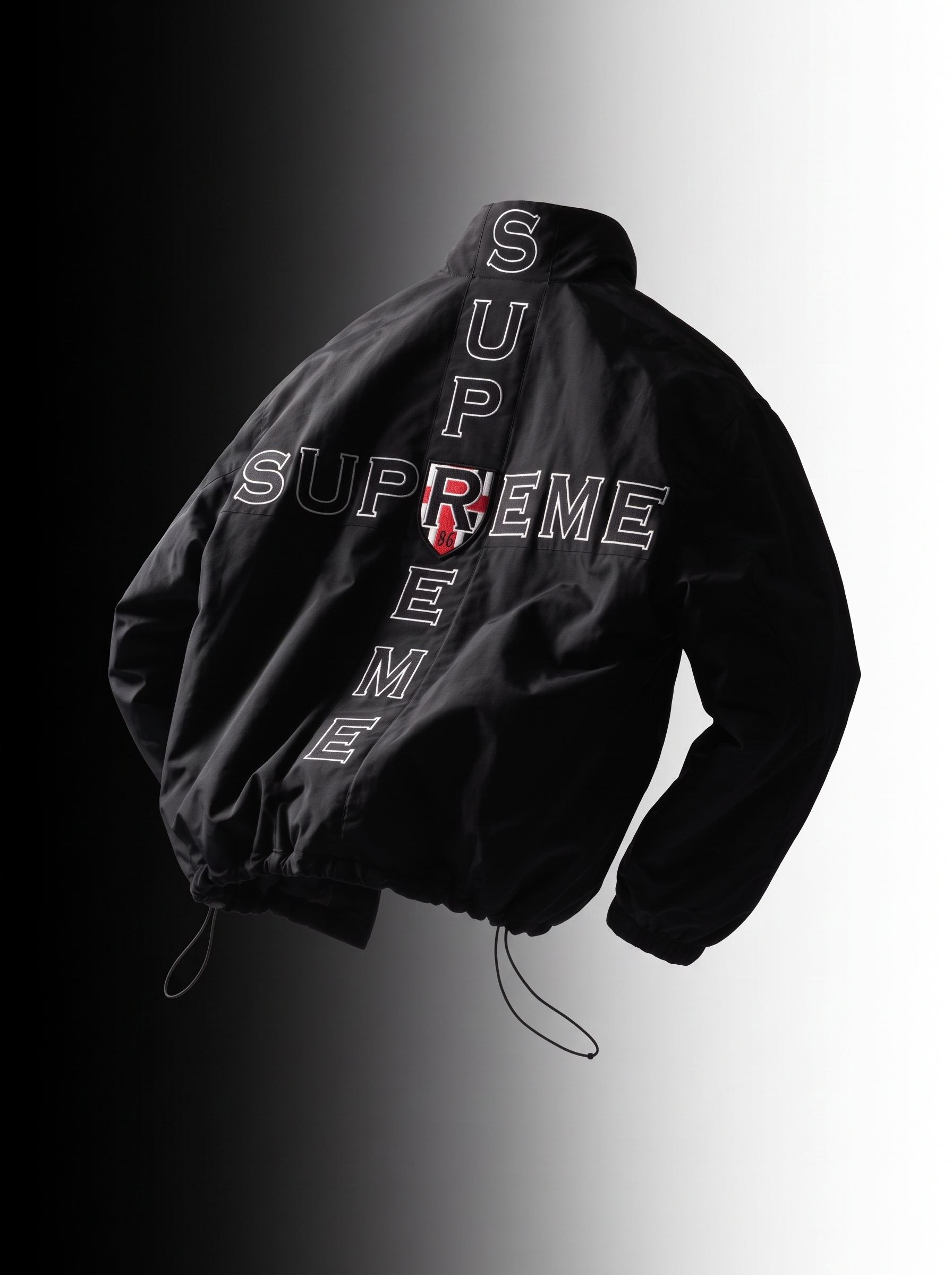 【Focus Store】現貨 Supreme FW26 Week1 Cross Track Jacket "Black" 黑色 十字Logo 外套
