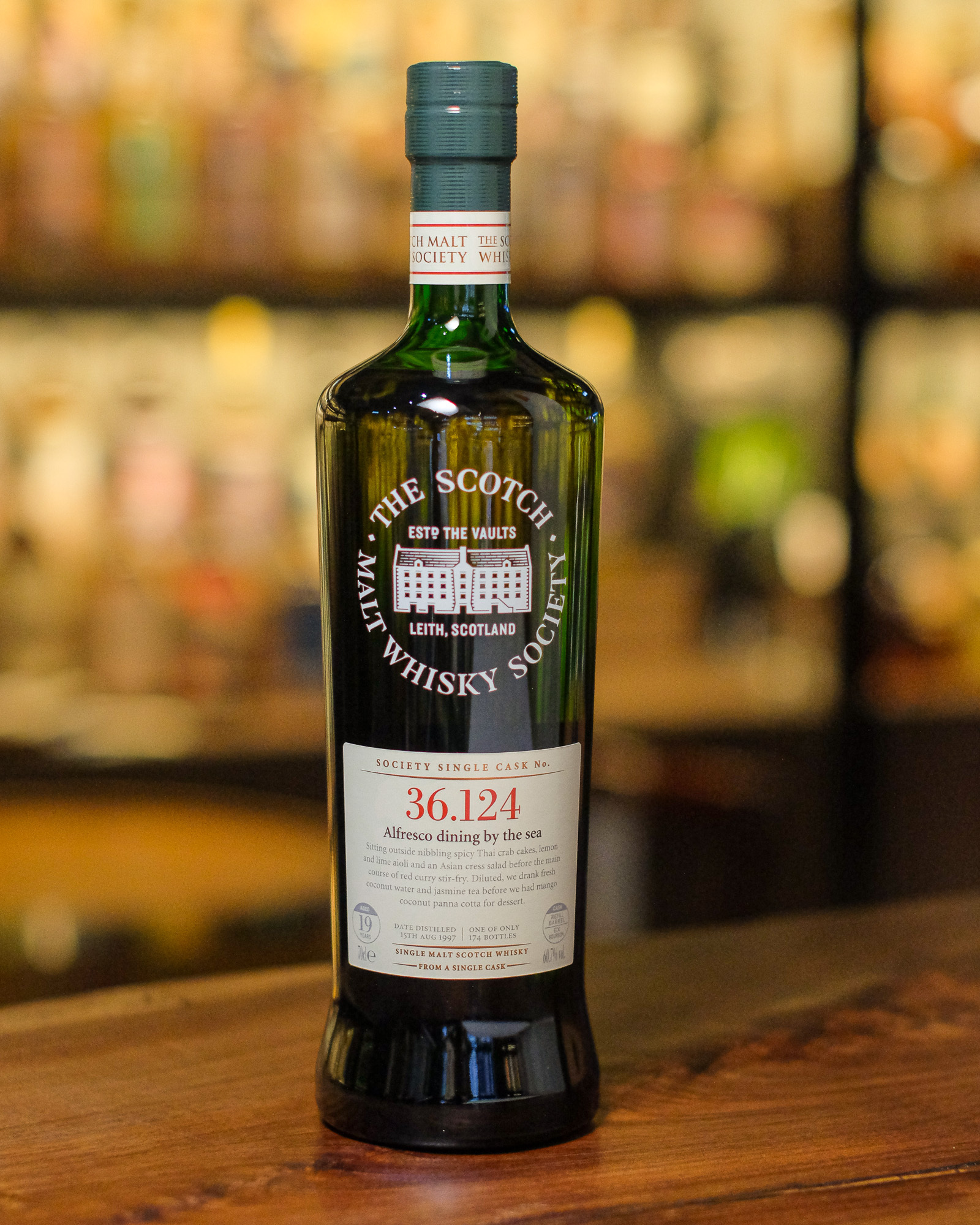 SMWS 36.124 (Benrinnes) 1997 19YO 60.7%（現金價 $1780）