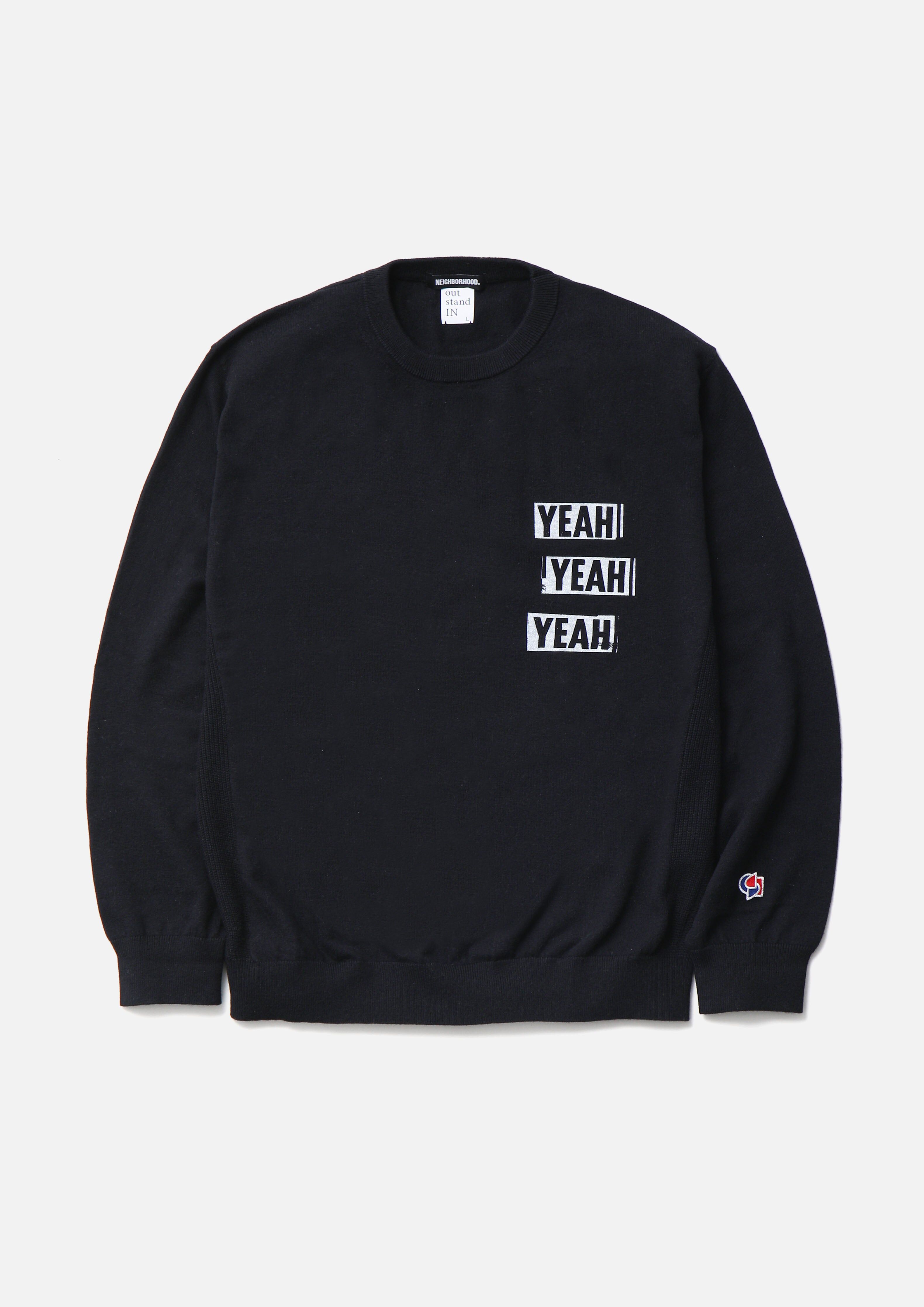 『代購商品』2026AW NEIGHBORHOOD NBHD NH X OUT STAND IN . CREWNECK SWEATER 針織衫 2627069N-KNM01