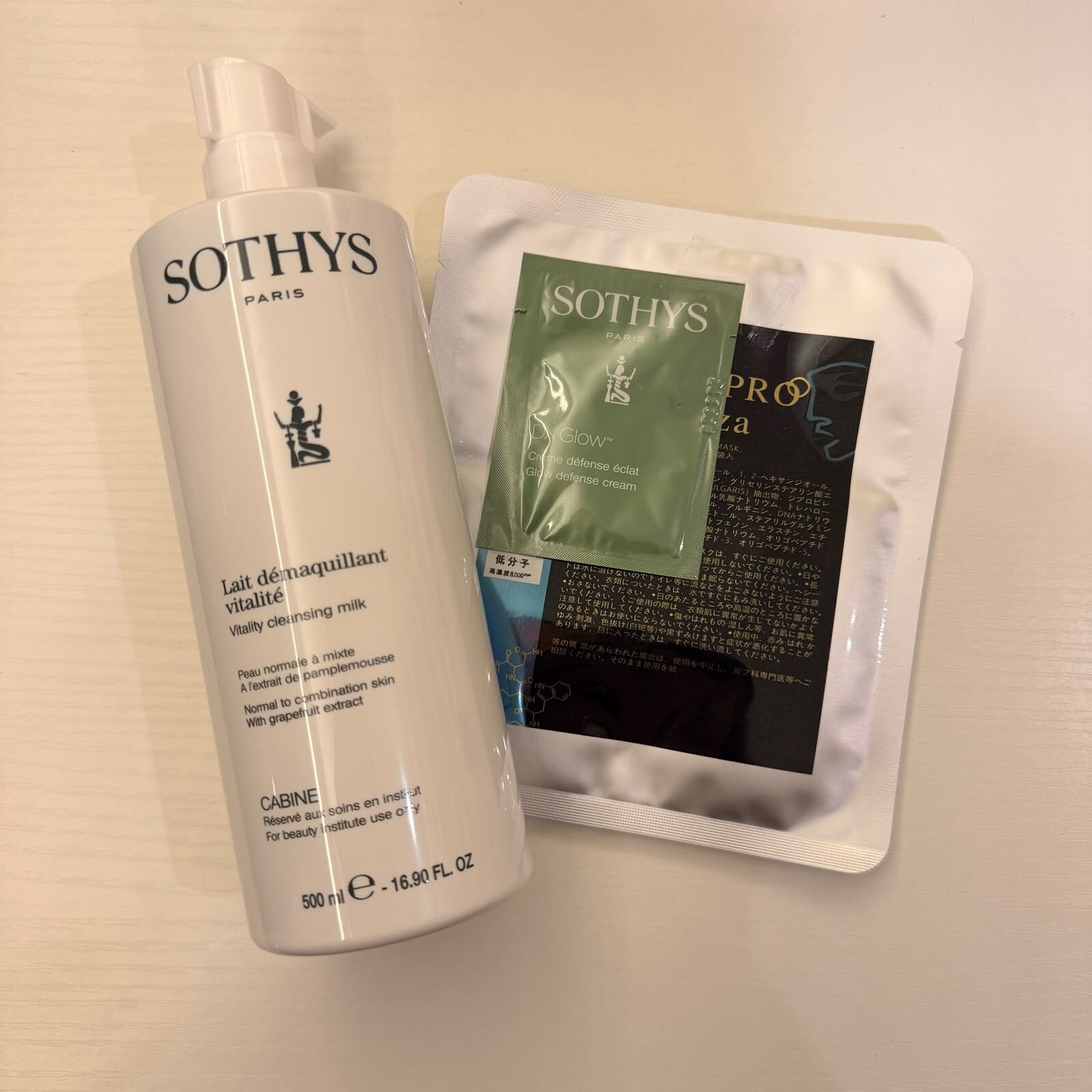 關鍵字 SS1 SOTHYS Vitality Cleansing Milk 500ml 優惠價$250