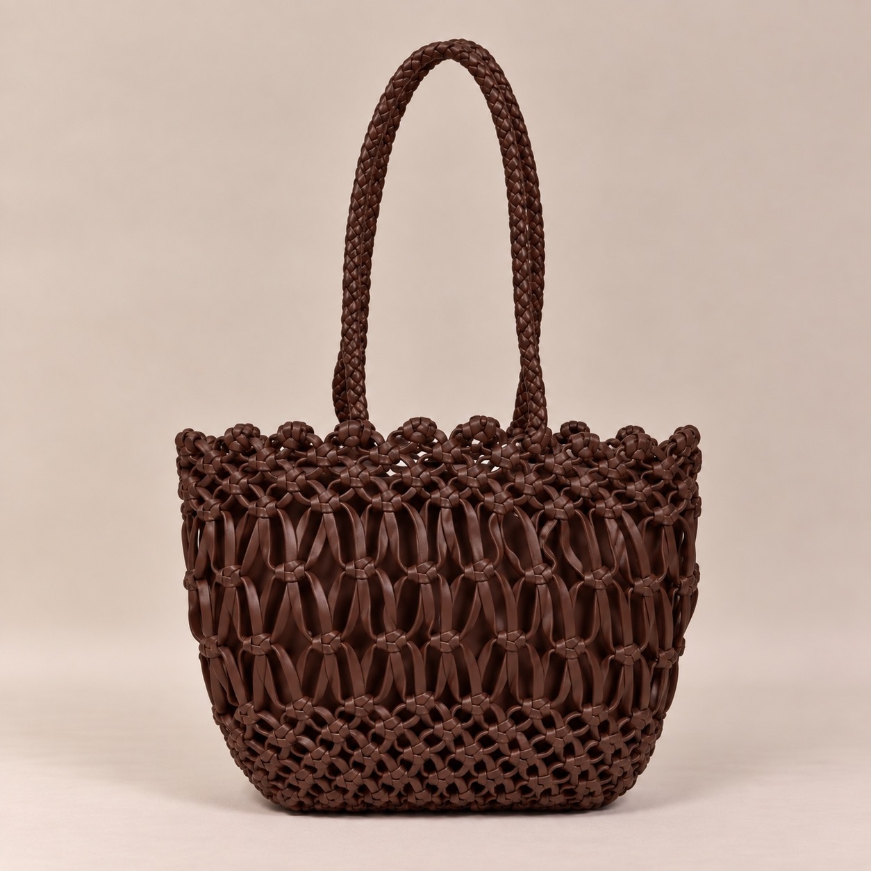 1CA0906-117 [CALONGE] Sheep Top Handle Bag Omber #CA-1779 (EU)