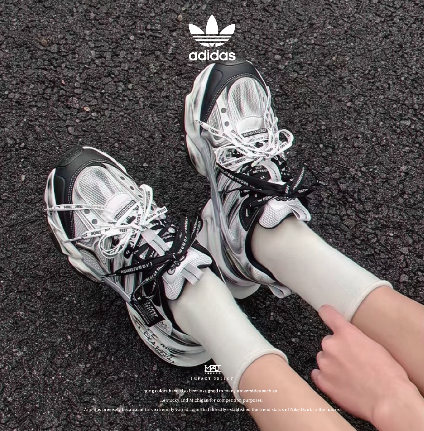【訂製款 】adidas XLG 霧白宣言