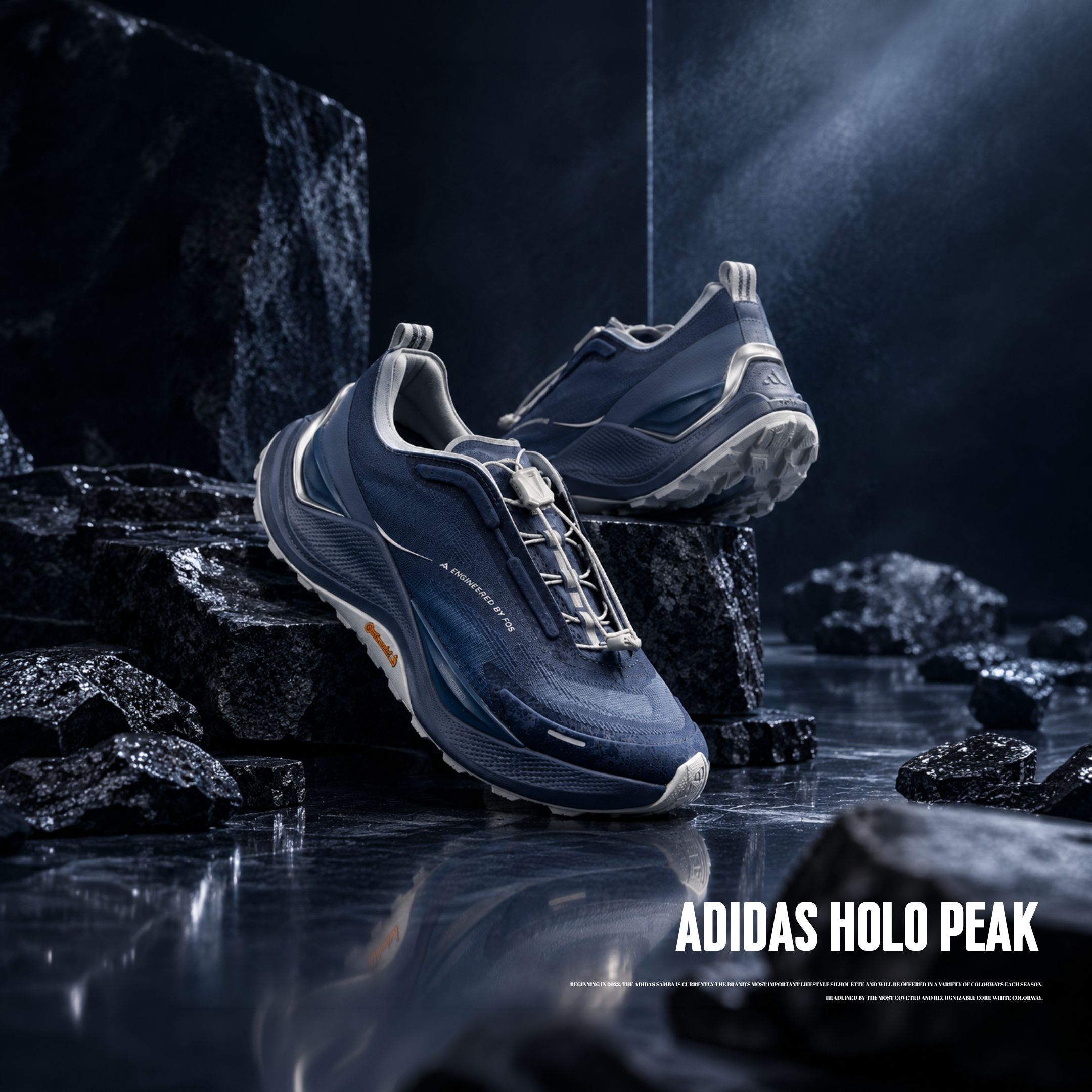 NICEDAY 代購 Adidas HOLO Peak 藍 深藍 海軍藍 慢跑 越野 機能 登山 舒適 LB0528
