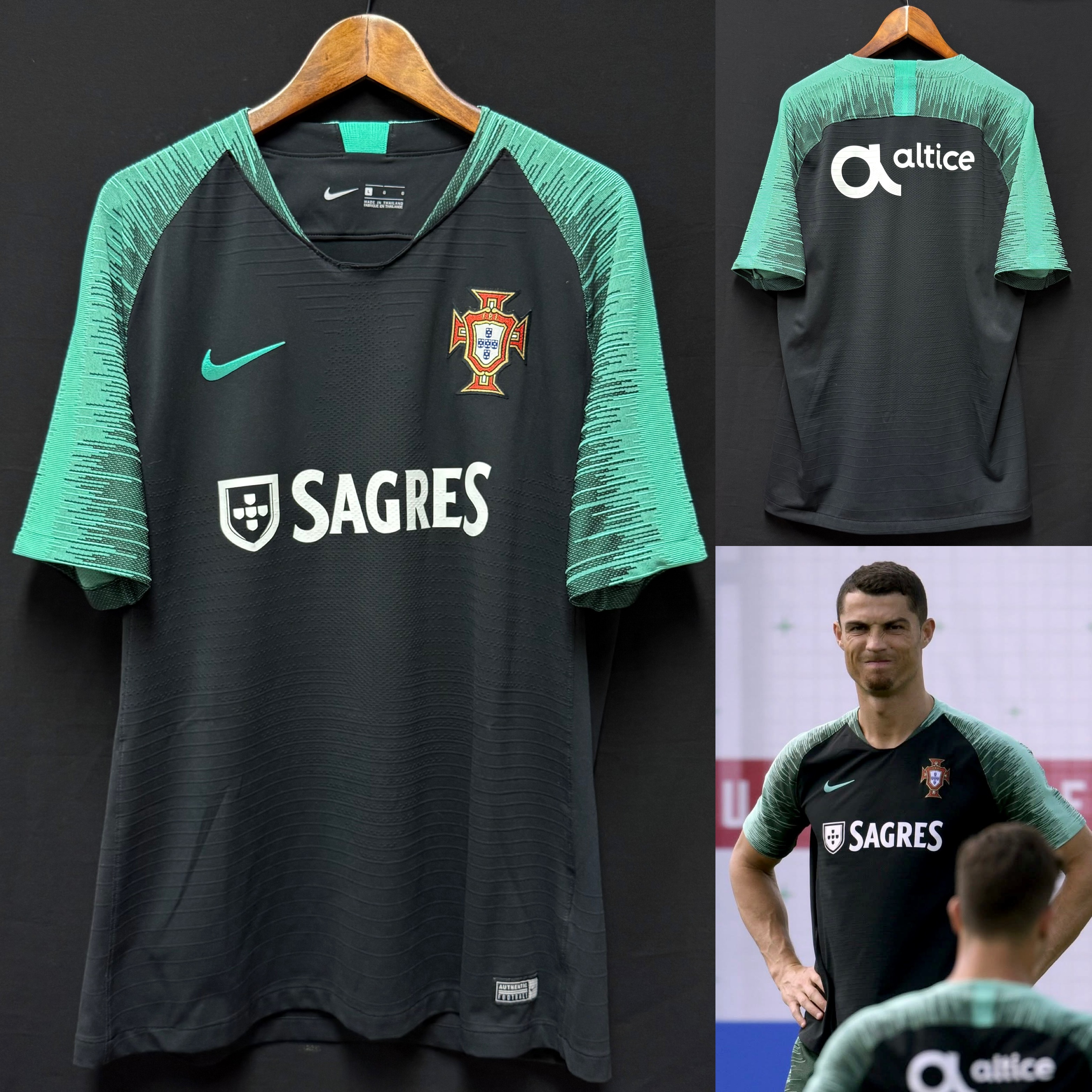 (Player Issue) Portugal 2018 Nike Player Issue Training Shirt