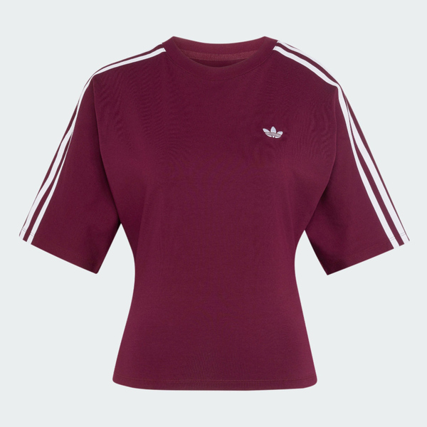 Adidas 愛迪達 Slim Ss Tee KY5092 女 T恤 運動上衣 休閒短袖 舒適 酒紅