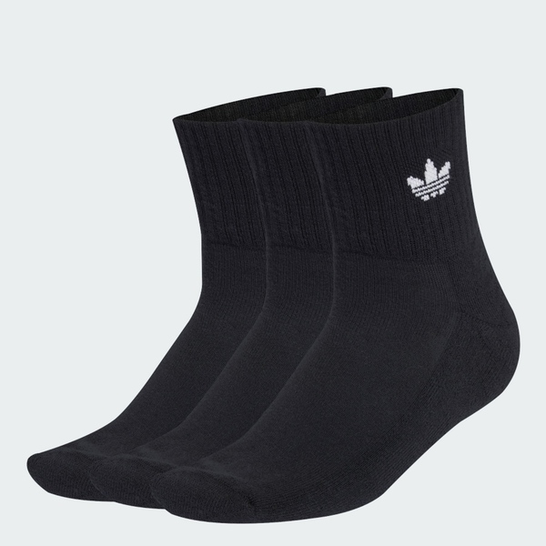 Adidas 愛迪達 1::4 Socks 3p KH1653 中筒襪 三雙入 經典款 黑