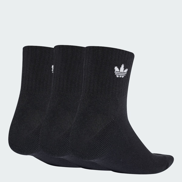 Adidas 愛迪達 1::4 Socks 3p KH1653 中筒襪 三雙入 經典款 黑