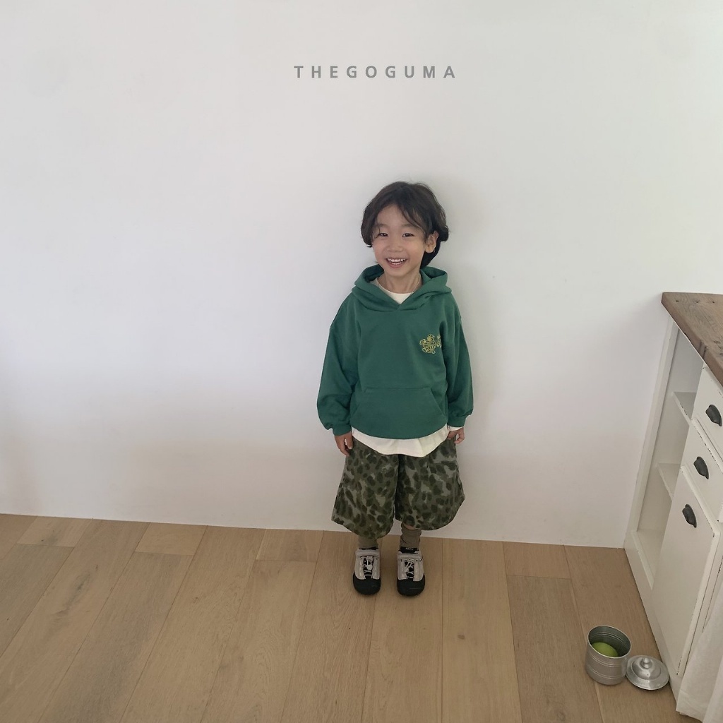 正韓秋the_goguma 兩色連帽跑跑大學上衣