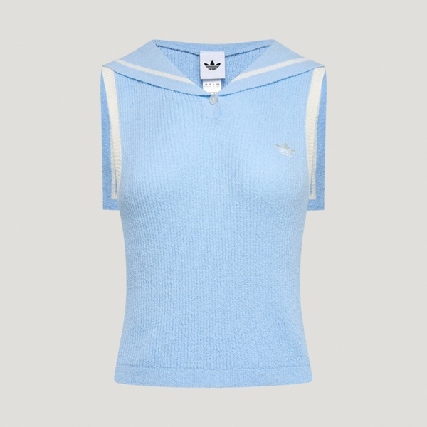 Adidas 愛迪達 Sleeveless Polo KX0746 女 Polo衫 無袖 休閒短袖 淺藍