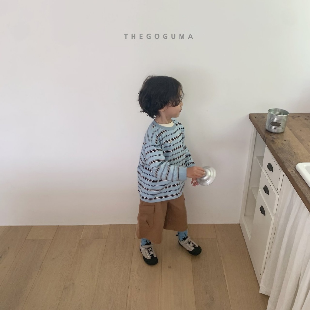 正韓秋the_goguma 三色工裝口袋七分褲