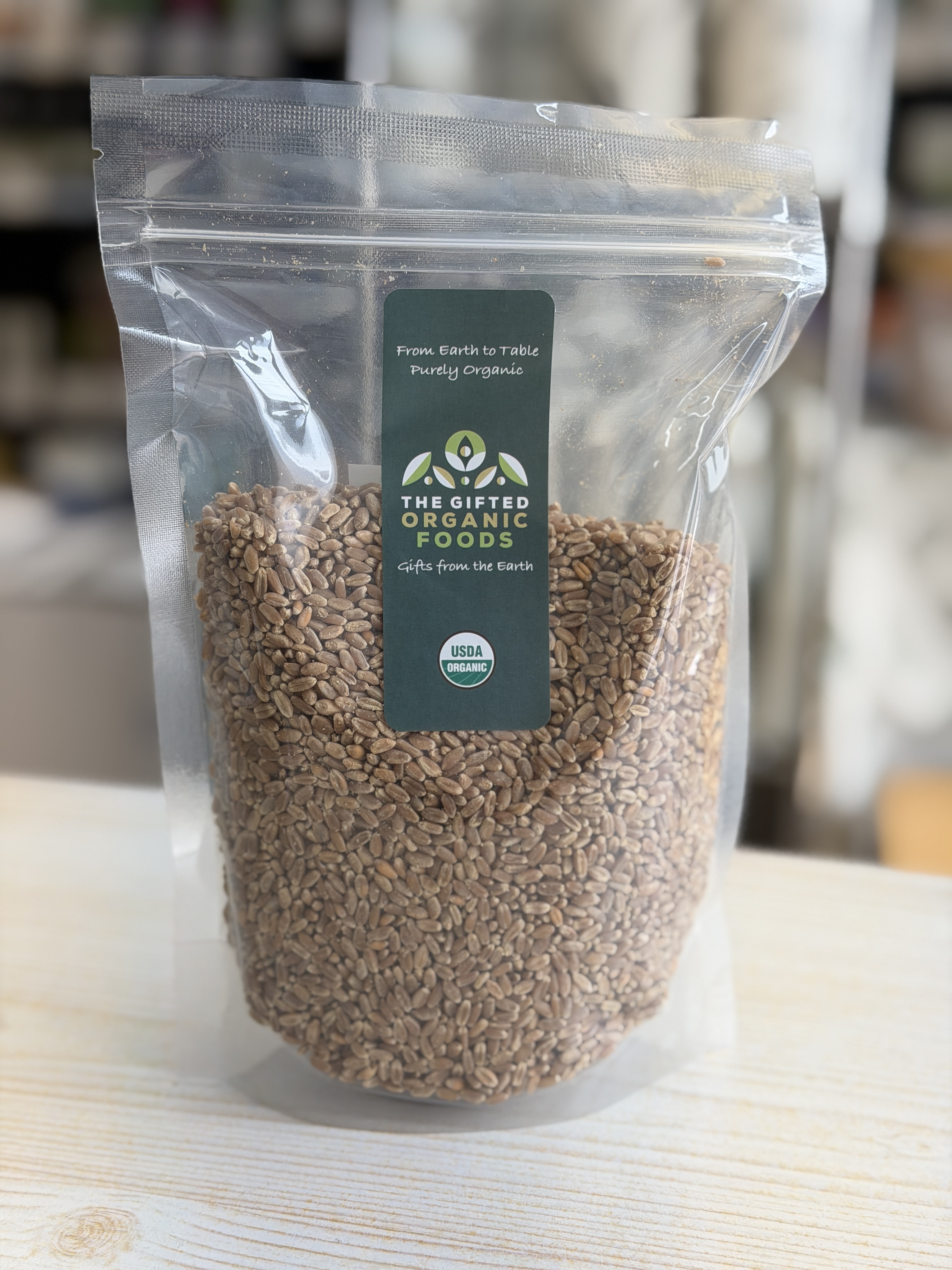 Organic wheatgrass seeds (wheat grains) (best before 2027/12/31)