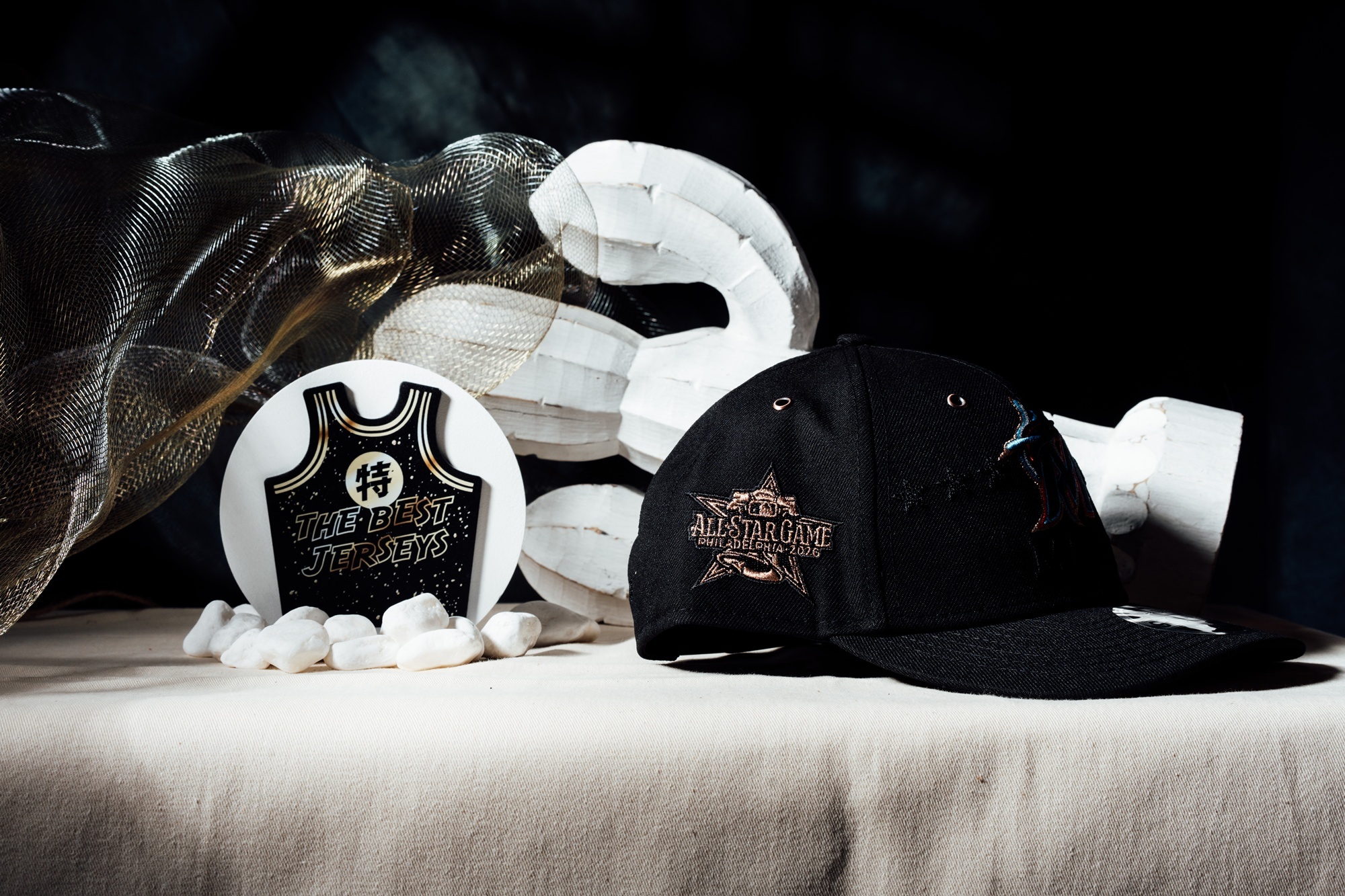 MLB帽子 Miami Marlins 邁阿密馬林魚 明星賽 黑 ASG All-Star Game 老帽 New Era 9FORTY 可調式 全新