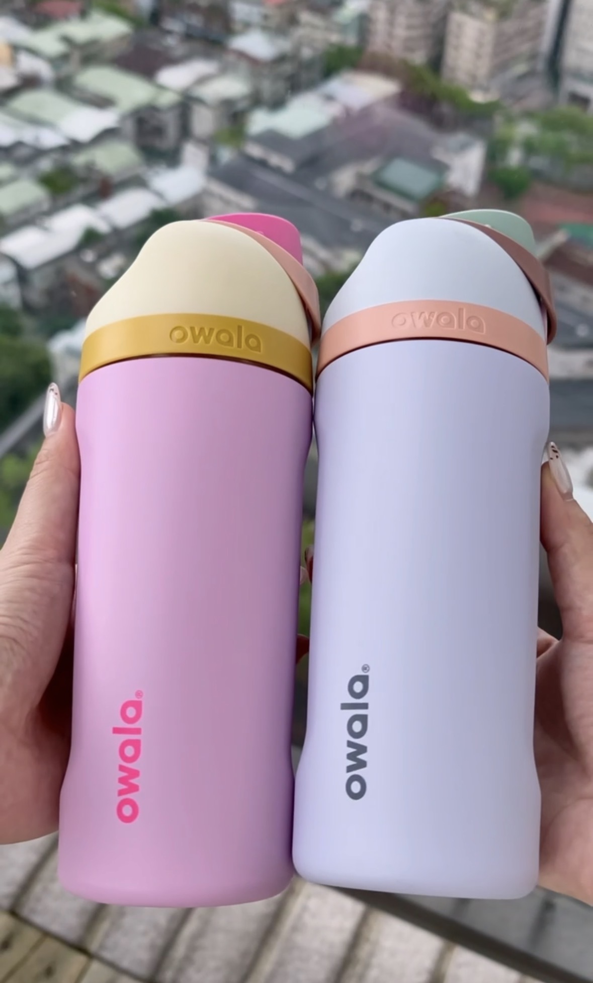 (現貨) Owala® FreeSip 不鏽鋼保溫保冰瓶 475ml (2入組)