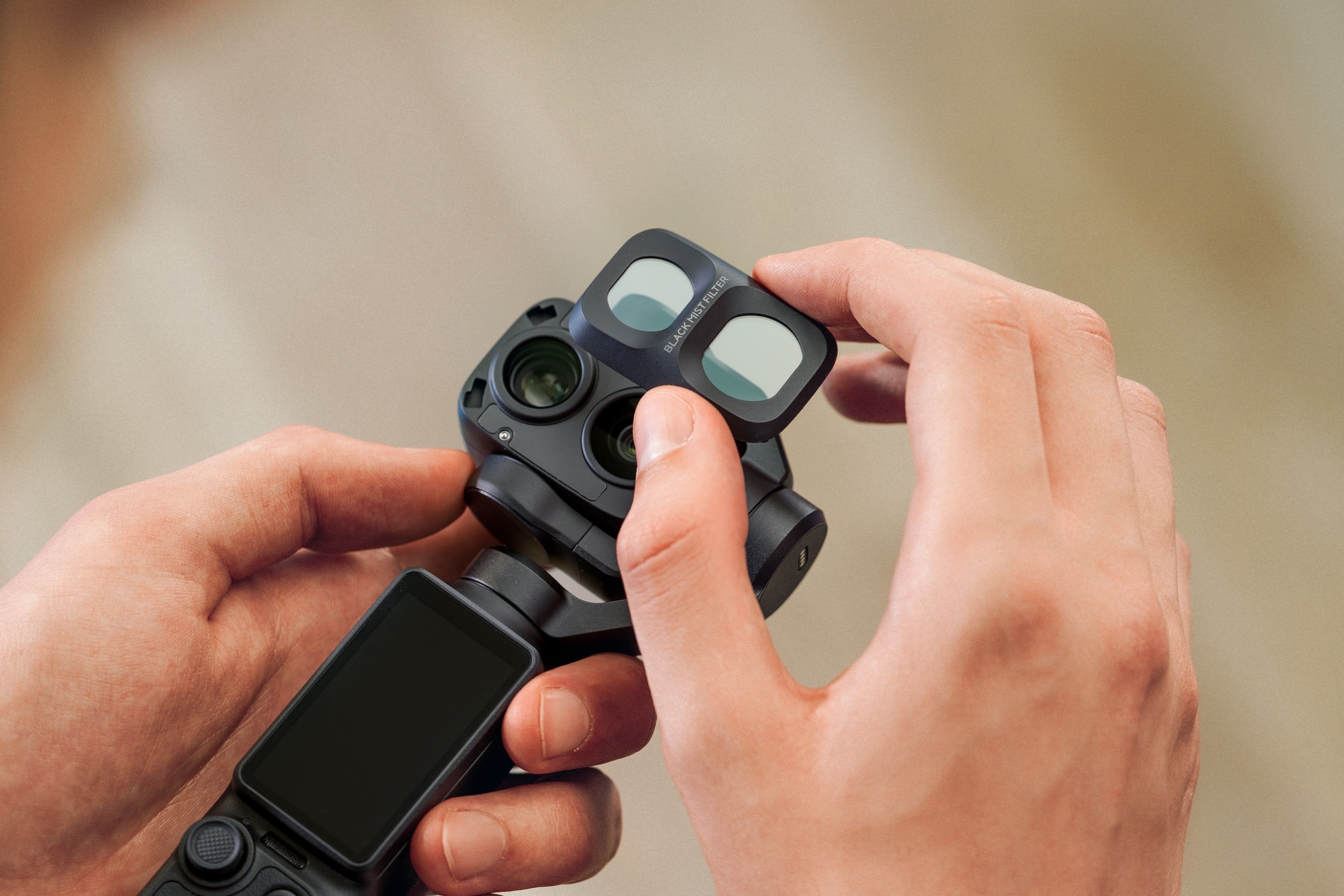 DJI Osmo Pocket 4P 美肌柔光鏡（黑色）