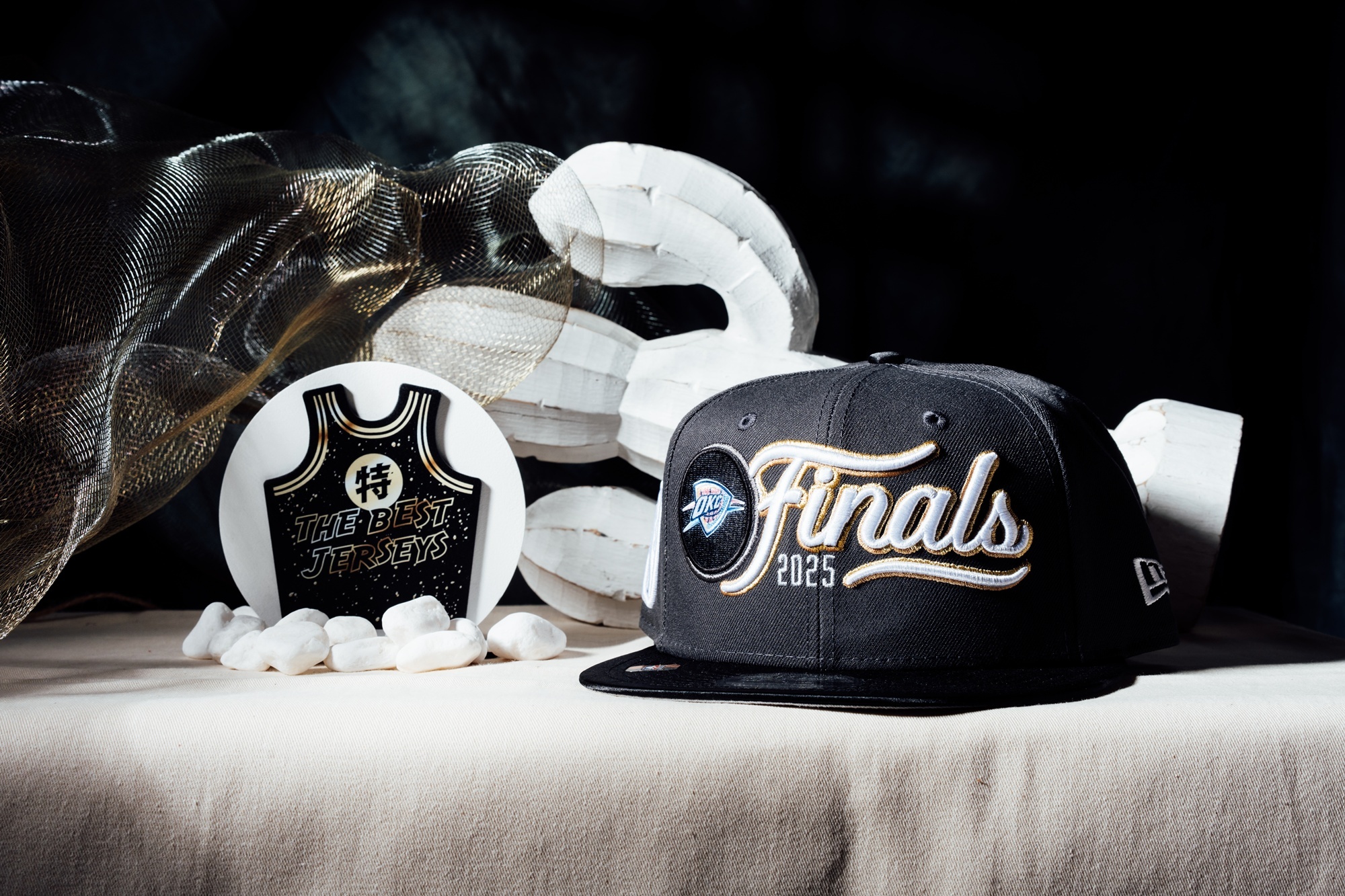 NBA帽子 Oklahoma City Thunder 奧克拉荷馬城雷霆 2025 西區 冠軍帽 鐵灰黑 棒球帽 New Era 9FIFTY 可調式 全新