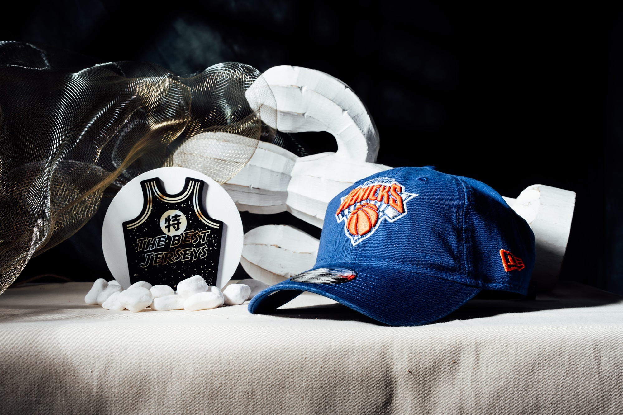 NBA帽子 New York Knicks 紐約尼克 冠軍章 藍 老帽 New Era 9TWENTY 可調式 全新