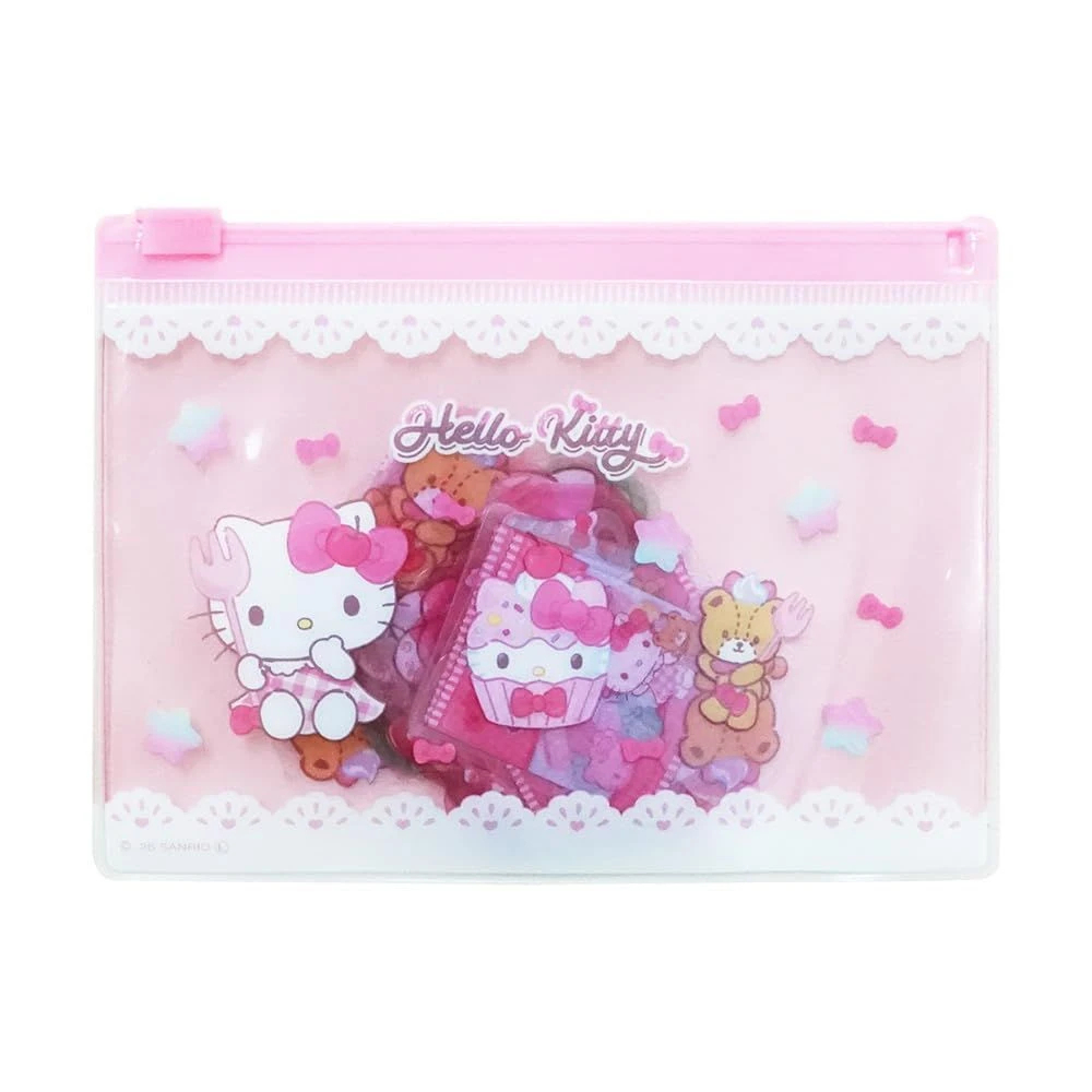 日本 Sanrio 零食甜點款貼紙連Zipbag