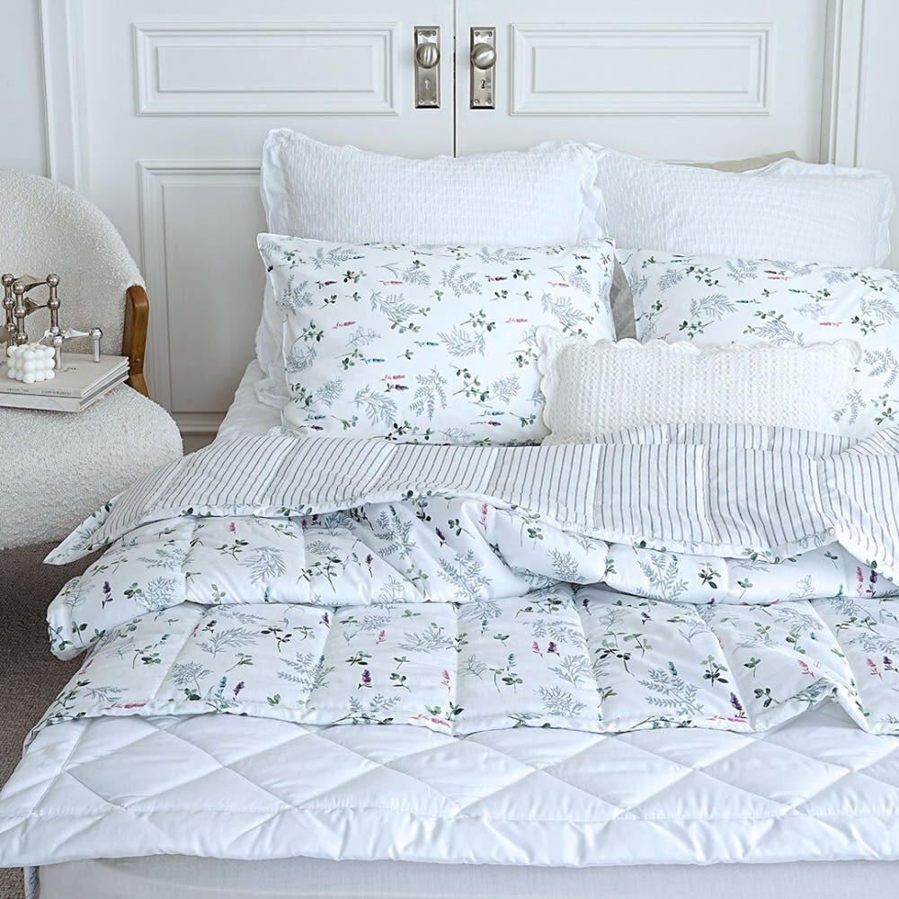 Lavender Premium Modal All-Season Comforter & Pillowcase Set