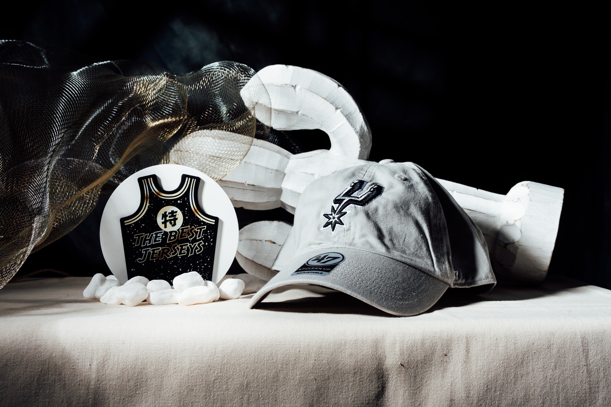 NBA帽子 San Antonio Spurs 聖安東尼奧馬刺 替代灰 隊徽 復古 老帽 '47 Brand 可調式 全新