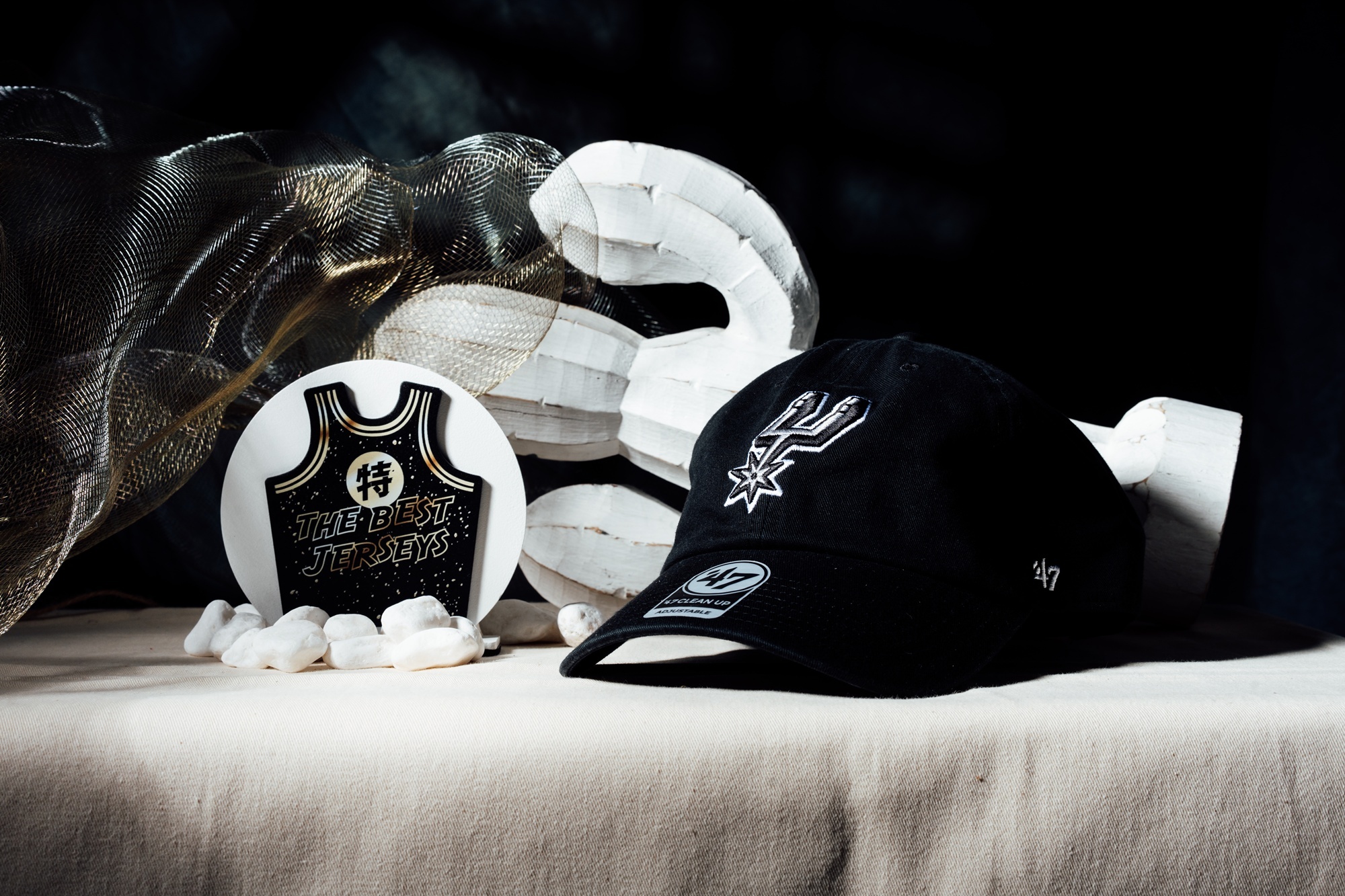 NBA帽子 San Antonio Spurs 聖安東尼奧馬刺 經典黑 隊徽 復古 老帽 '47 Brand 可調式 全新