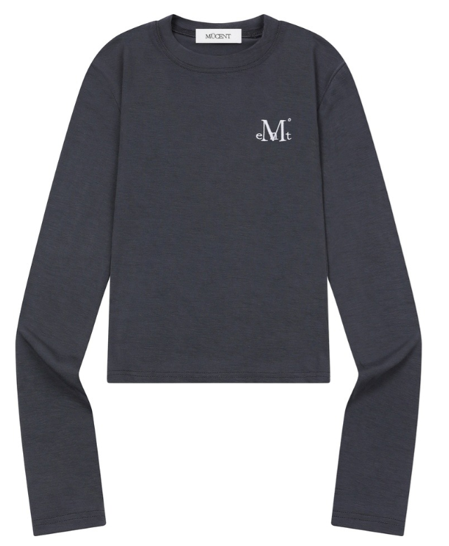 【韓國預購】KRD090703 MUCENT RANO SLIM FIT R-NECK LONG SLEEVE T