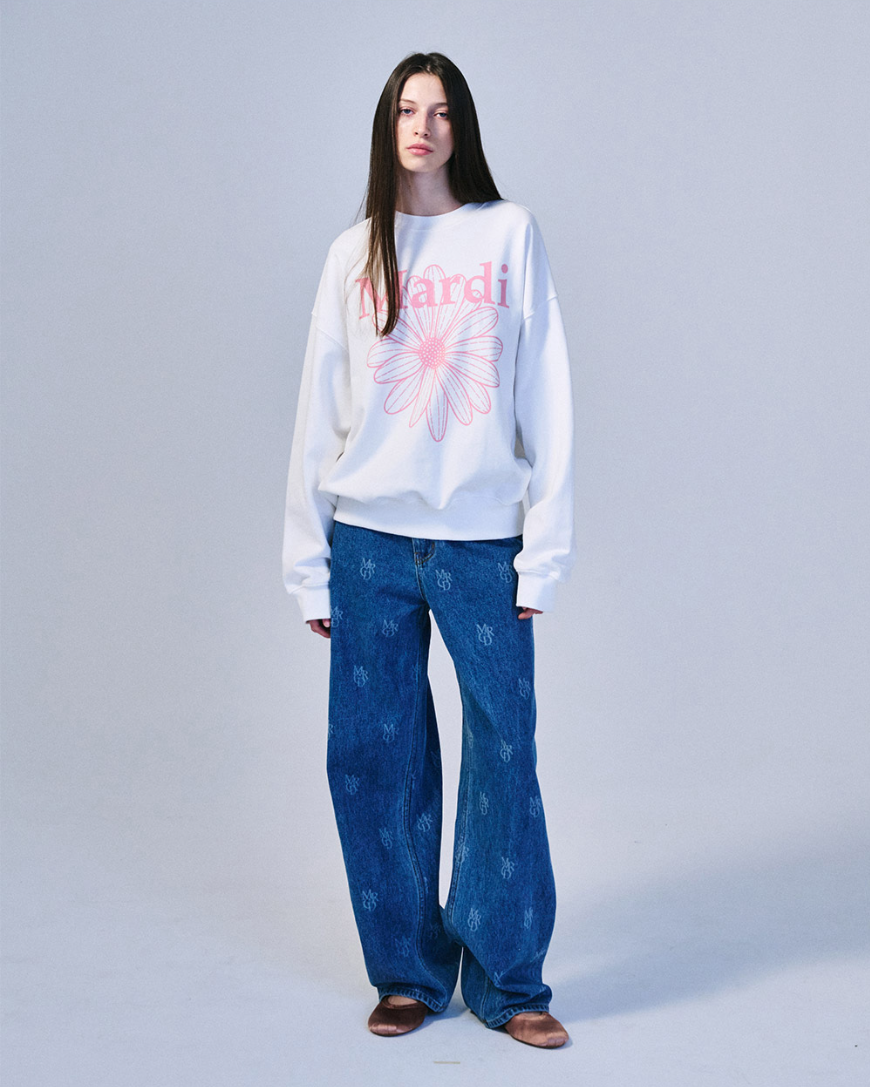 【韓國預購】KRM090807 MARDI SWEATSHIRT FLOWERMARDI