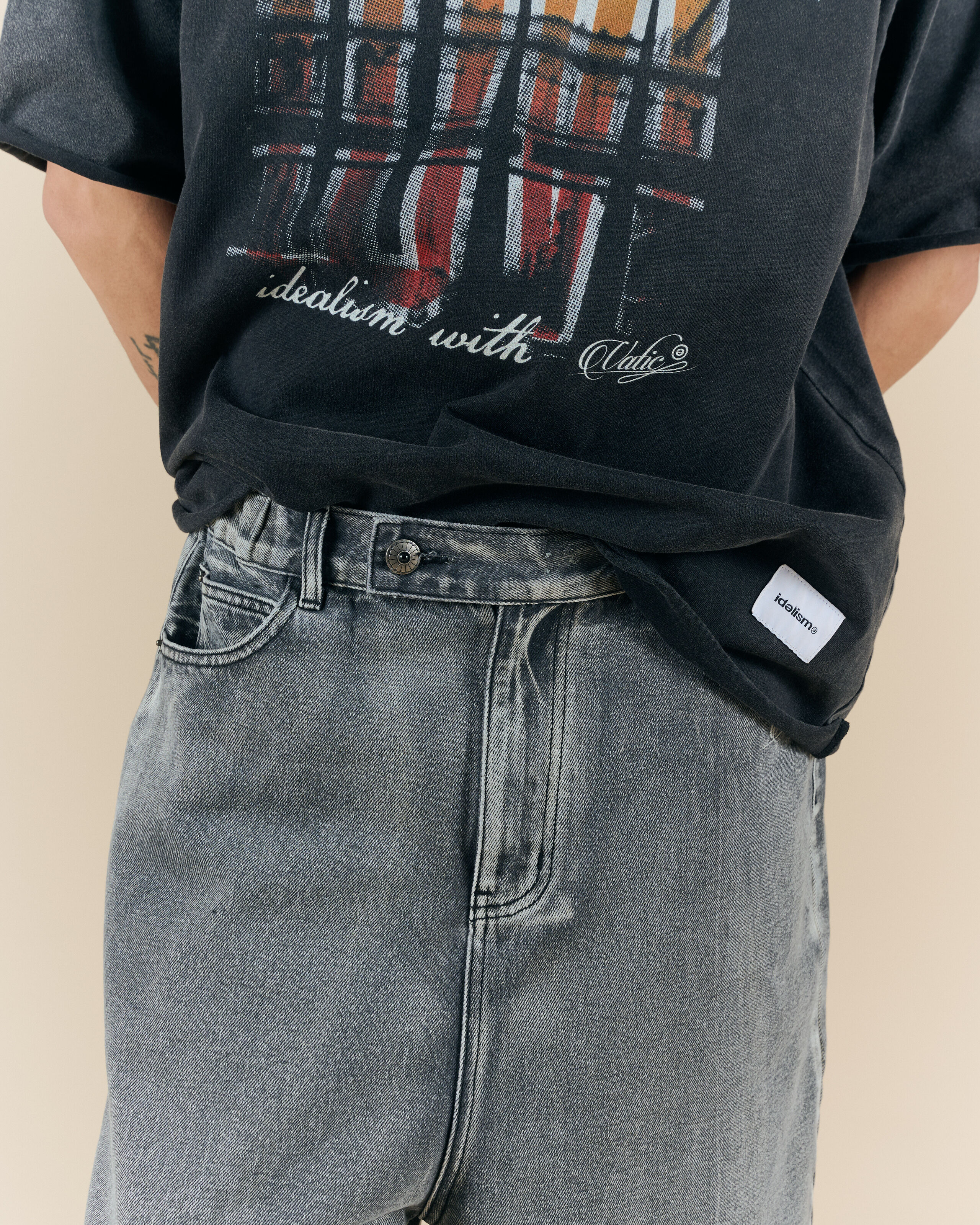 Idealism x Vatic Raw Wash Jorts