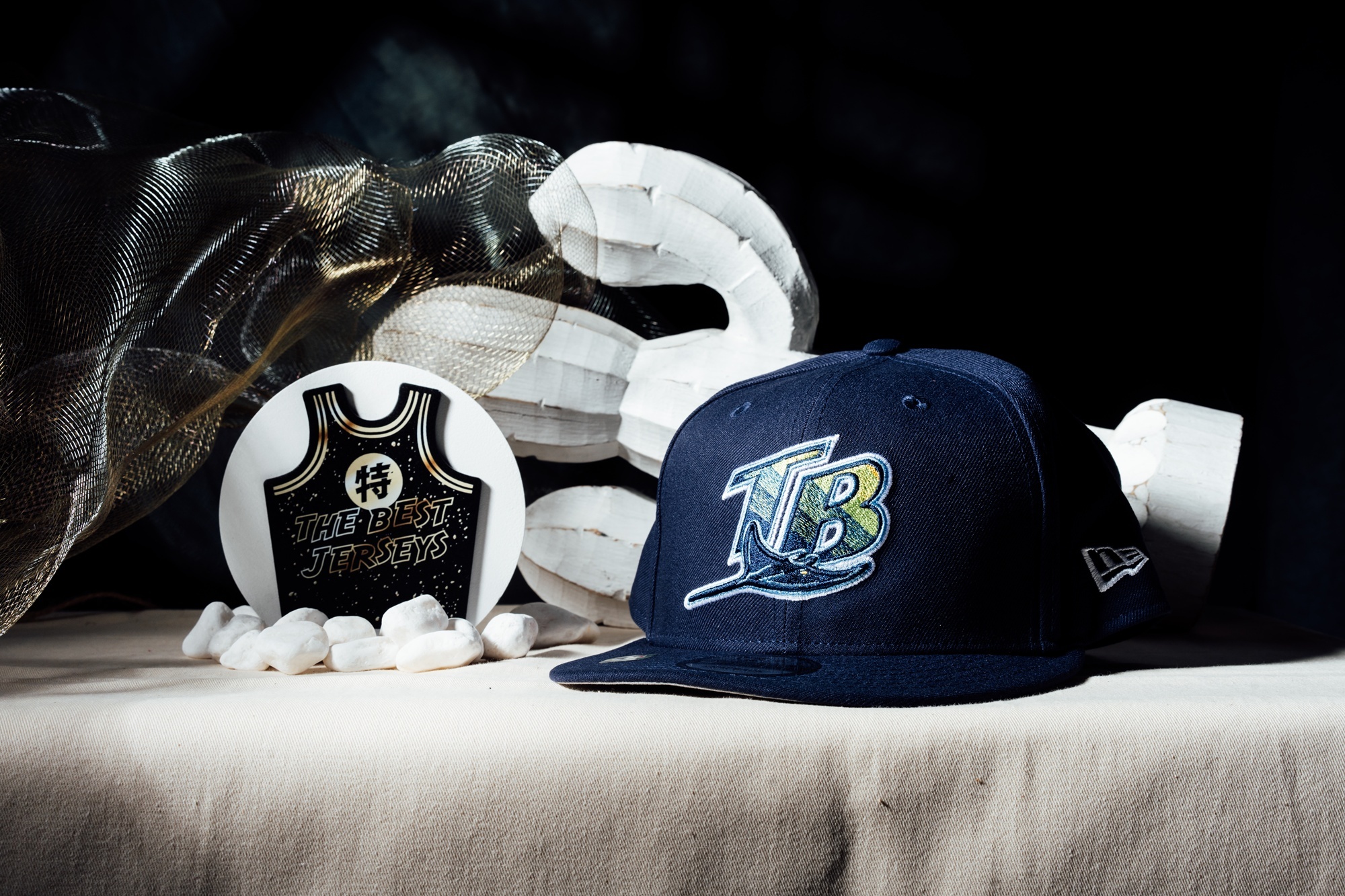 MLB帽子 Tampa Bay Rays 坦帕灣光芒 深藍 隊徽 棒球帽 New Era 9FIFTY 可調式 全新