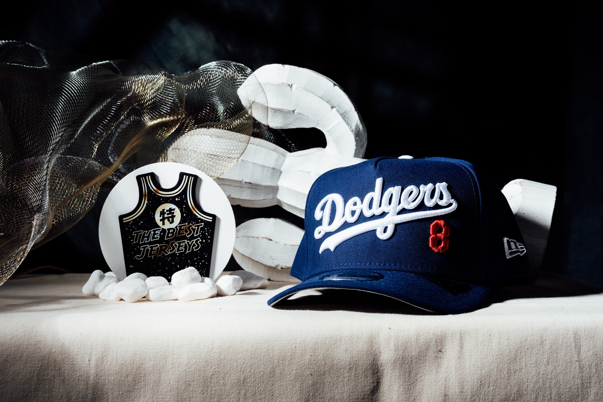 MLB帽子 Los Angeles Dodgers 洛杉磯道奇 #8 紅字 棒球帽 New Era 9FIFTY A-Frame 可調式 全新