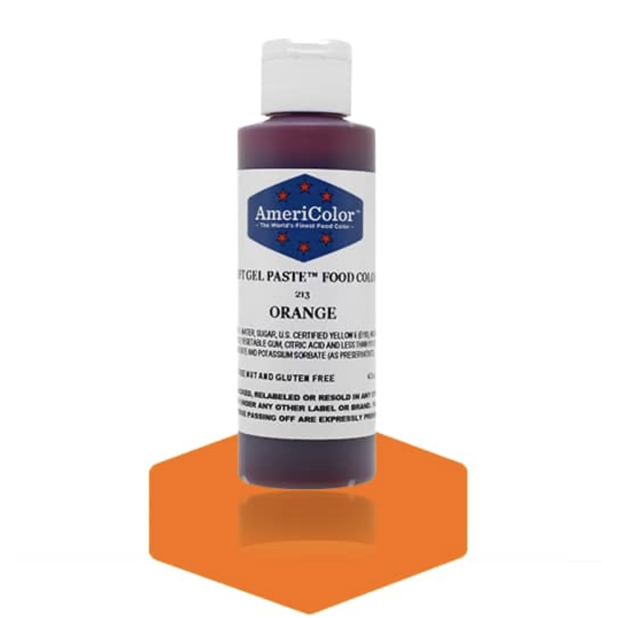 AmeriColor Soft Gel Paste Food Colour Orange 128g