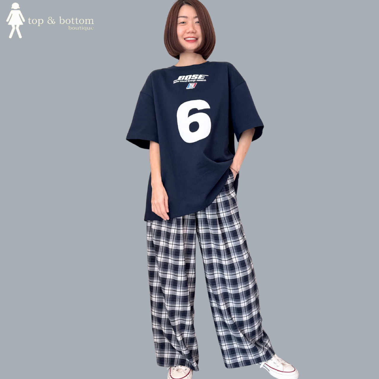 SHORT SLEEVE "6" OVERSIZE TEE