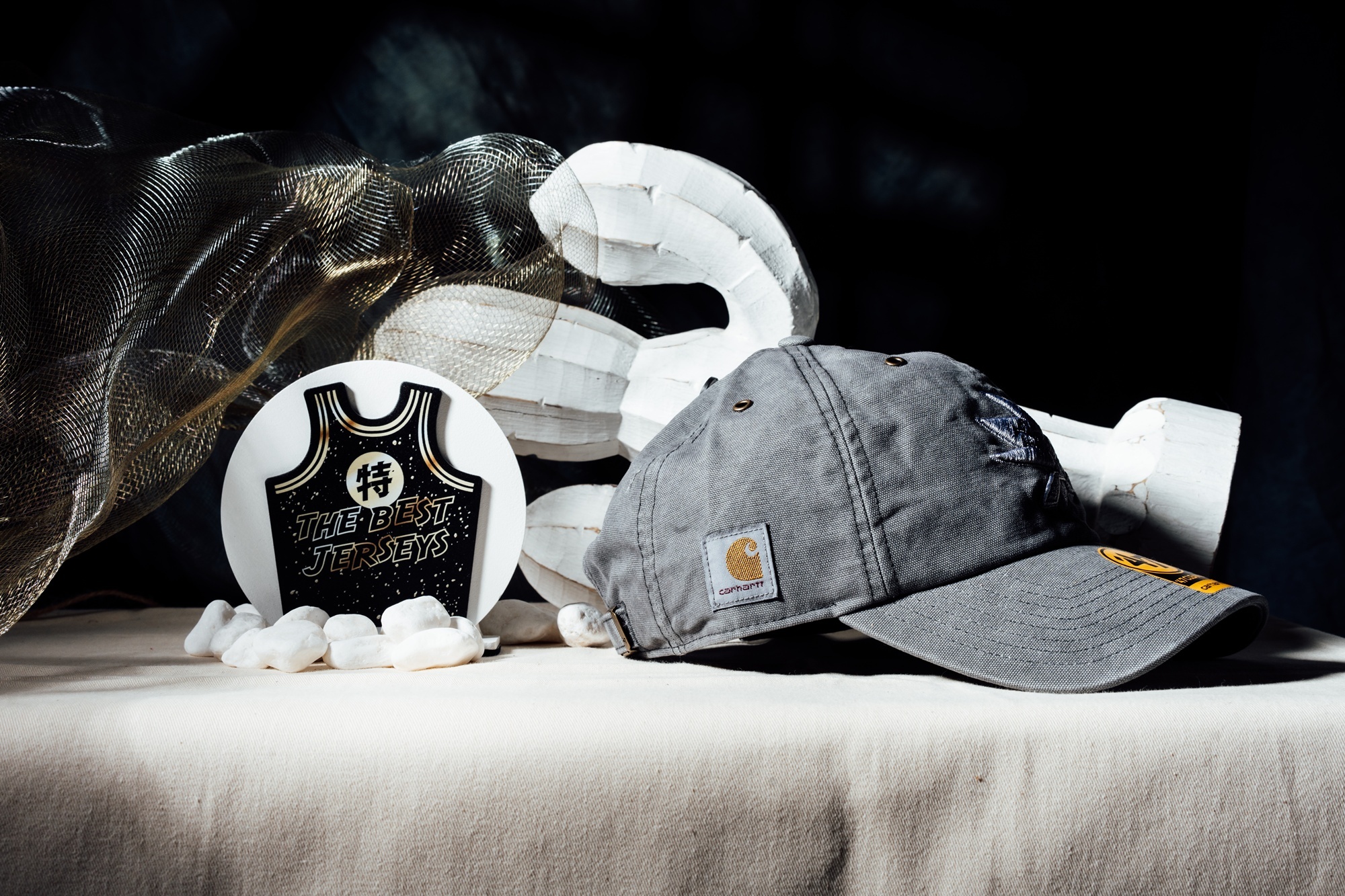 NHL帽子 San Jose Sharks 聖荷西鯊魚 灰 聯名款 老帽 Carhartt x '47 Brand Clean Up 可調式 全新