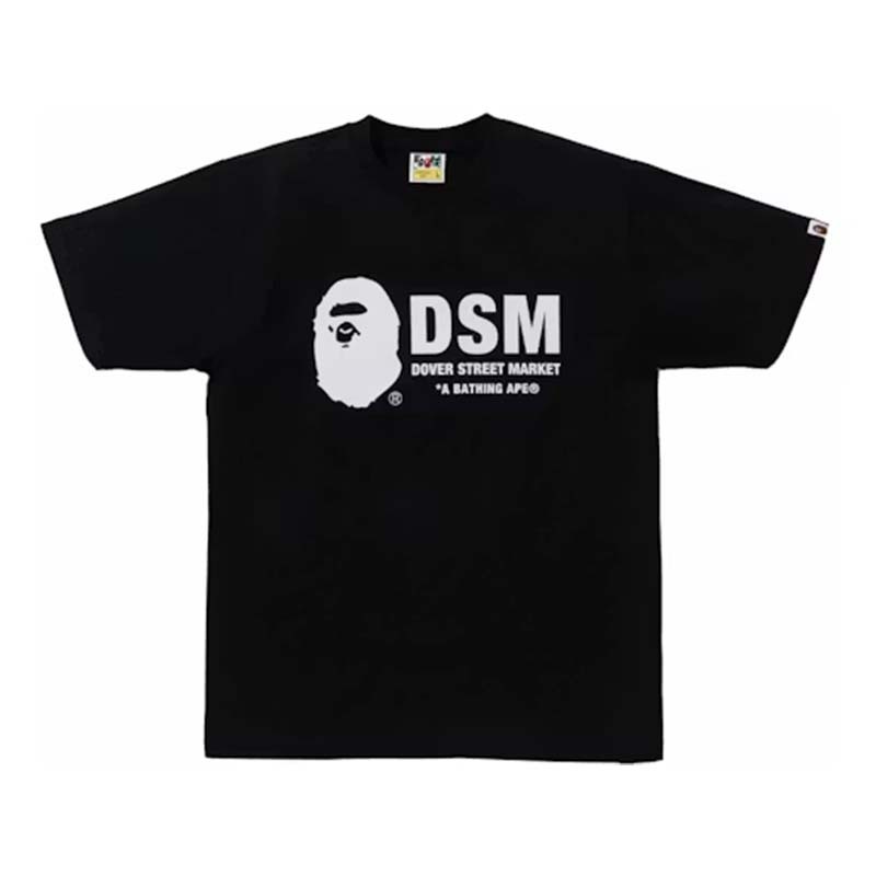 BAPE X DSM TEE 限定 猿人 短袖 短T 黑色 1M22110004-BK [台灣現貨]