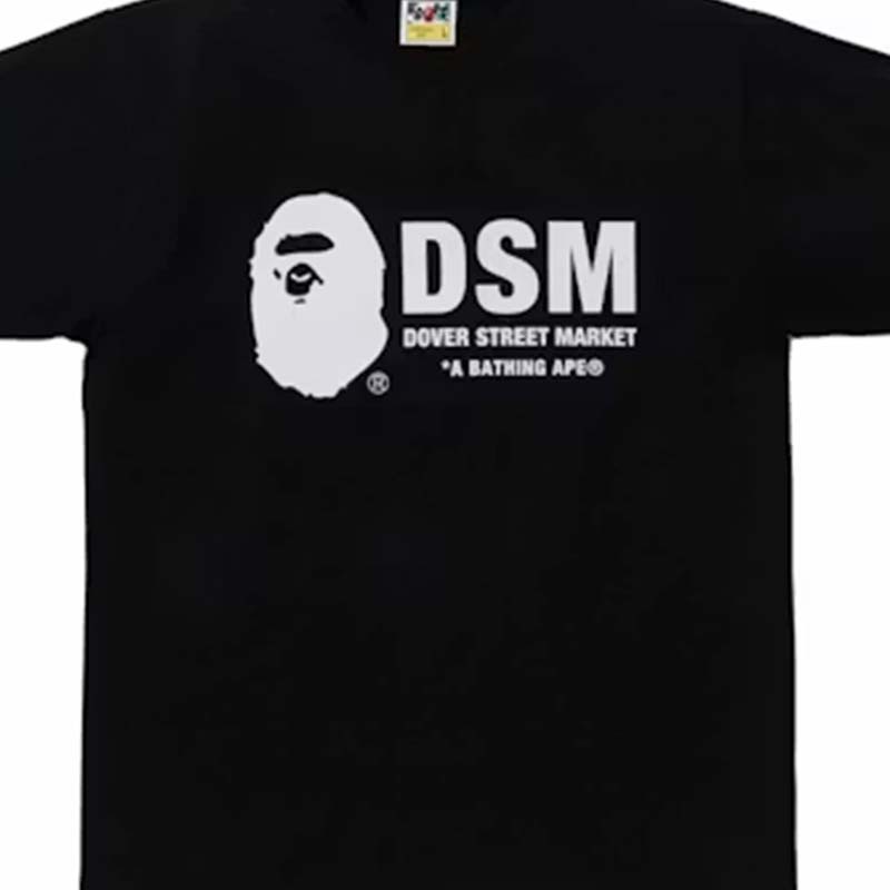 BAPE X DSM TEE 限定 猿人 短袖 短T 黑色 1M22110004-BK [台灣現貨]