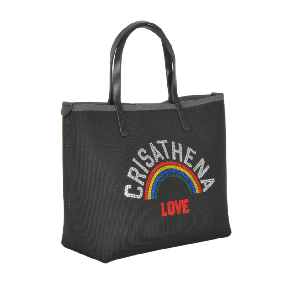 C8 Crisathena Glam Rainbow Love 小手提袋 - 黑色｜CT-250414D-BLACK