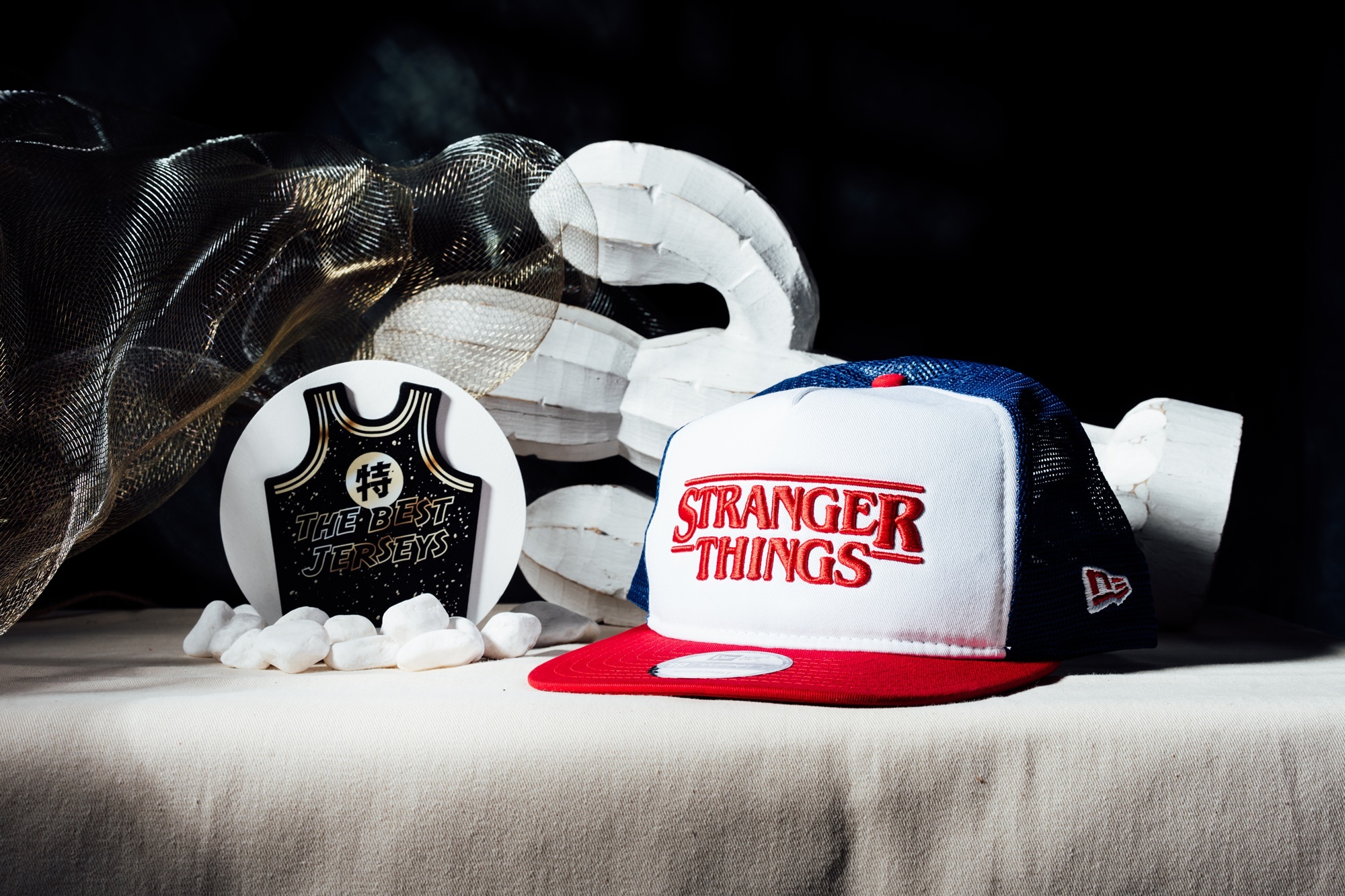 TV帽子 Stranger Things 怪奇物語 白紅網帽 老帽 New Era 19TWENTY 可調式 全新